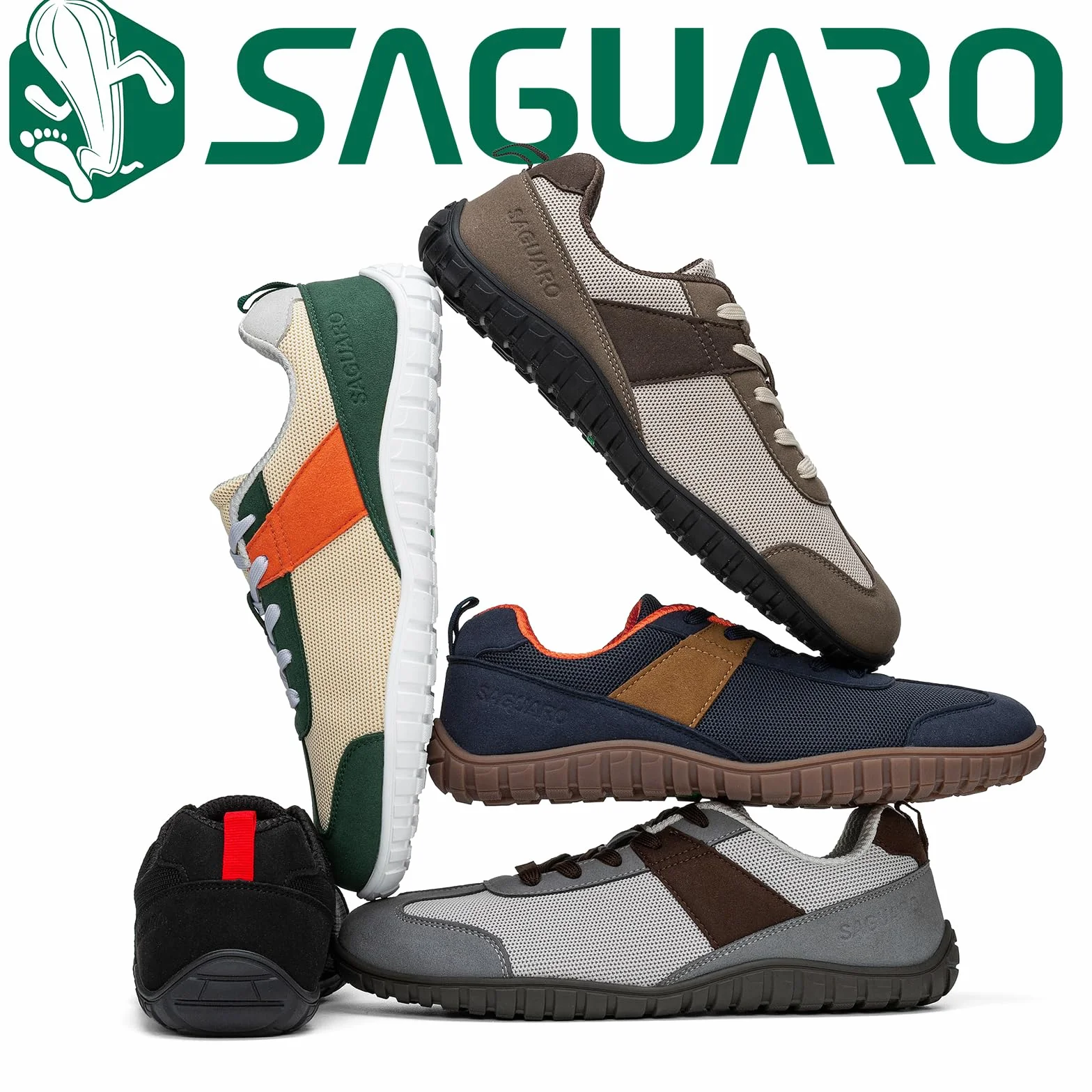 SAGUARO Scarpe Minimaliste Uomo Barefoot Traspiranti Pianta Larga 39-48 EU