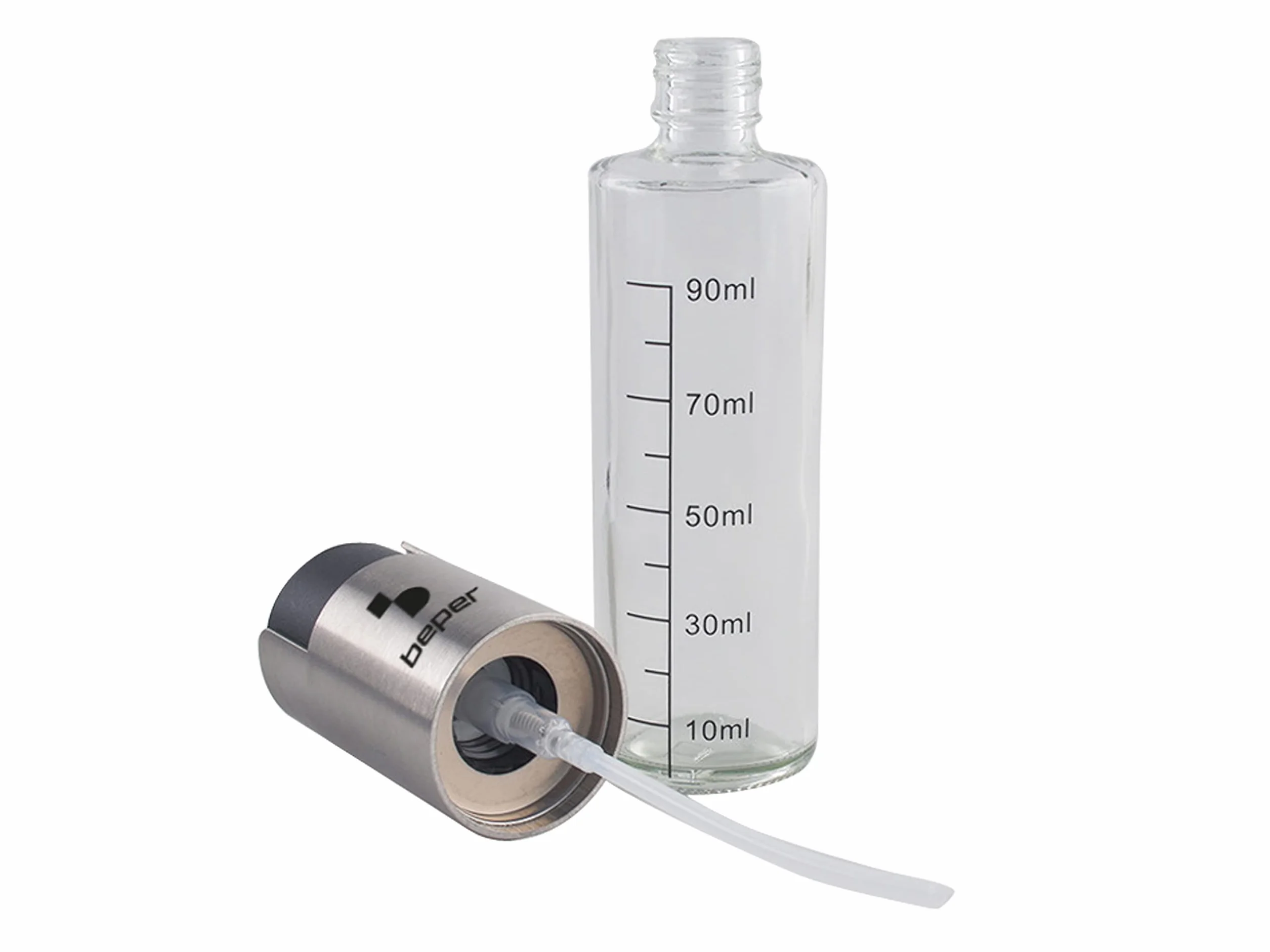 BEPER C102SPE001 Spruzzino per Olio con Contenitore in Vetro Graduato per Friggitrice Aria