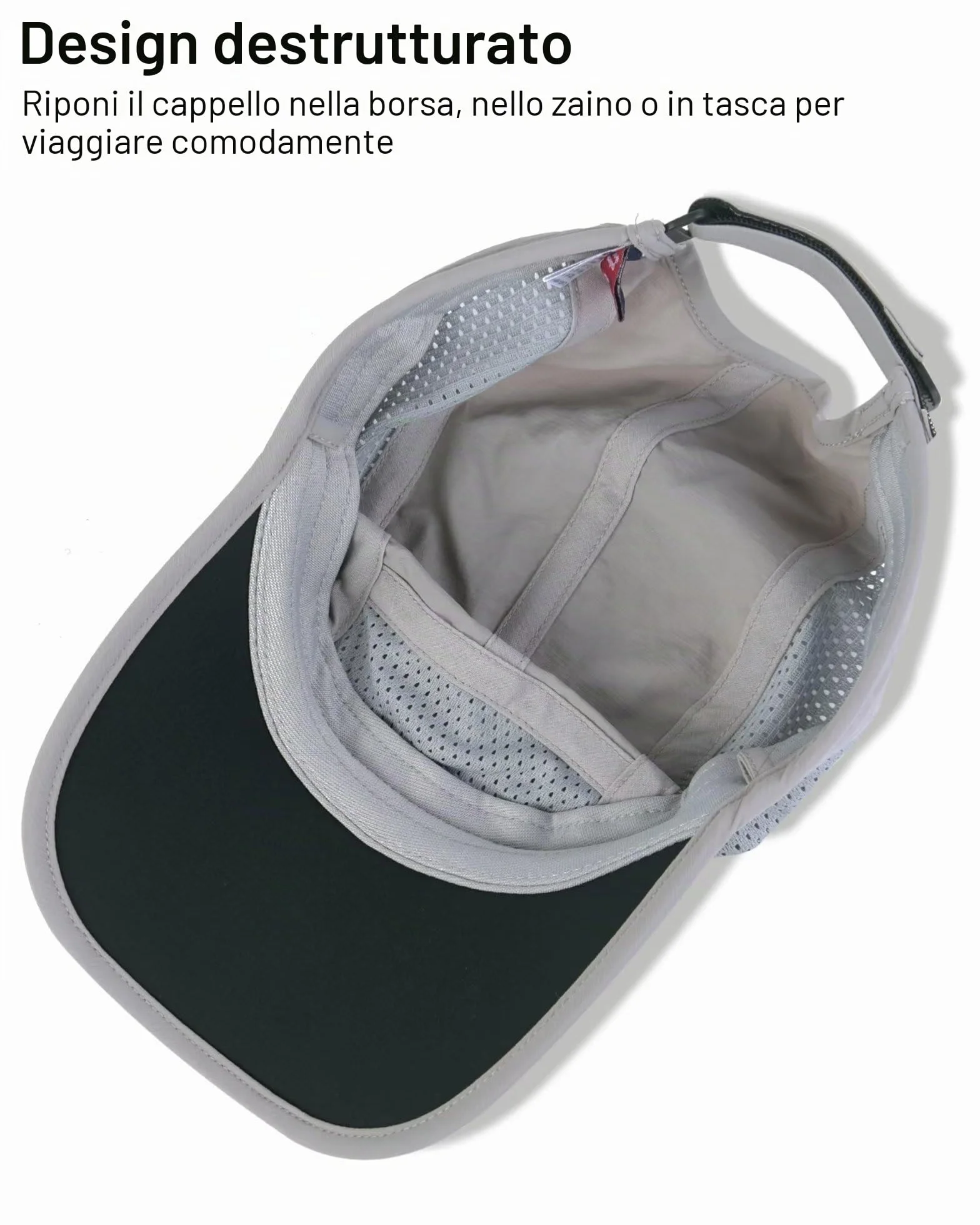 Folding Outdoor Hat UPF 50+ Sun Protection Mesh Sport Hat