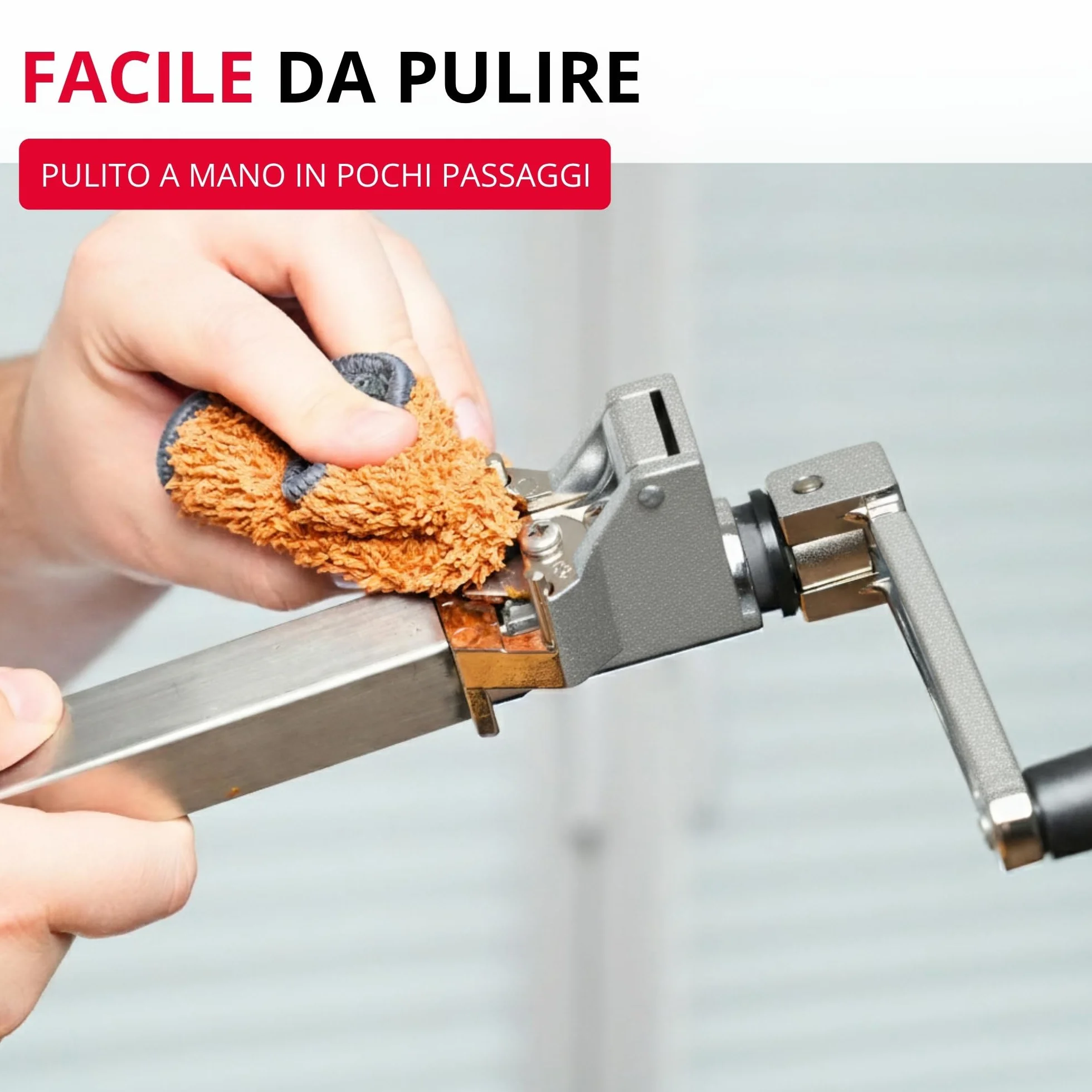Westmark Sieger Clou 30 Apriscatole da montare al tavolo 84 cm Acciaio inox
