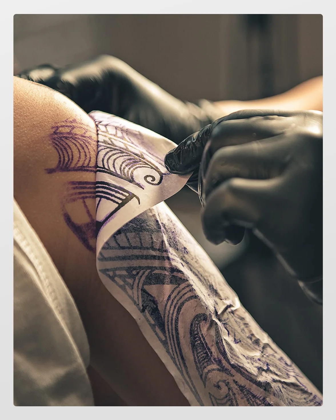 Phomemo M08F Tattoo Transfer Paper, Carta Termica Per Stencil Per Tatuaggi, Compatibile con M08F TP81 TP83 TP88 A886 A887 Stampante Stencil Tattoo, A4 8.27" x 11.69" (210x297mm), 100 fogli
