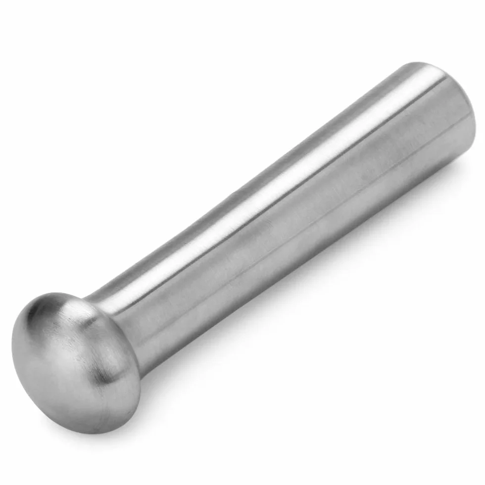 18/8 Doppio In Acciaio Inox Pillola Crusher Food Safe Spice Grinder Mortaio e Pestello Piedistallo Set Ciotola Pesto Polvere Aglio Press Pot Herb Mills Tritacarne