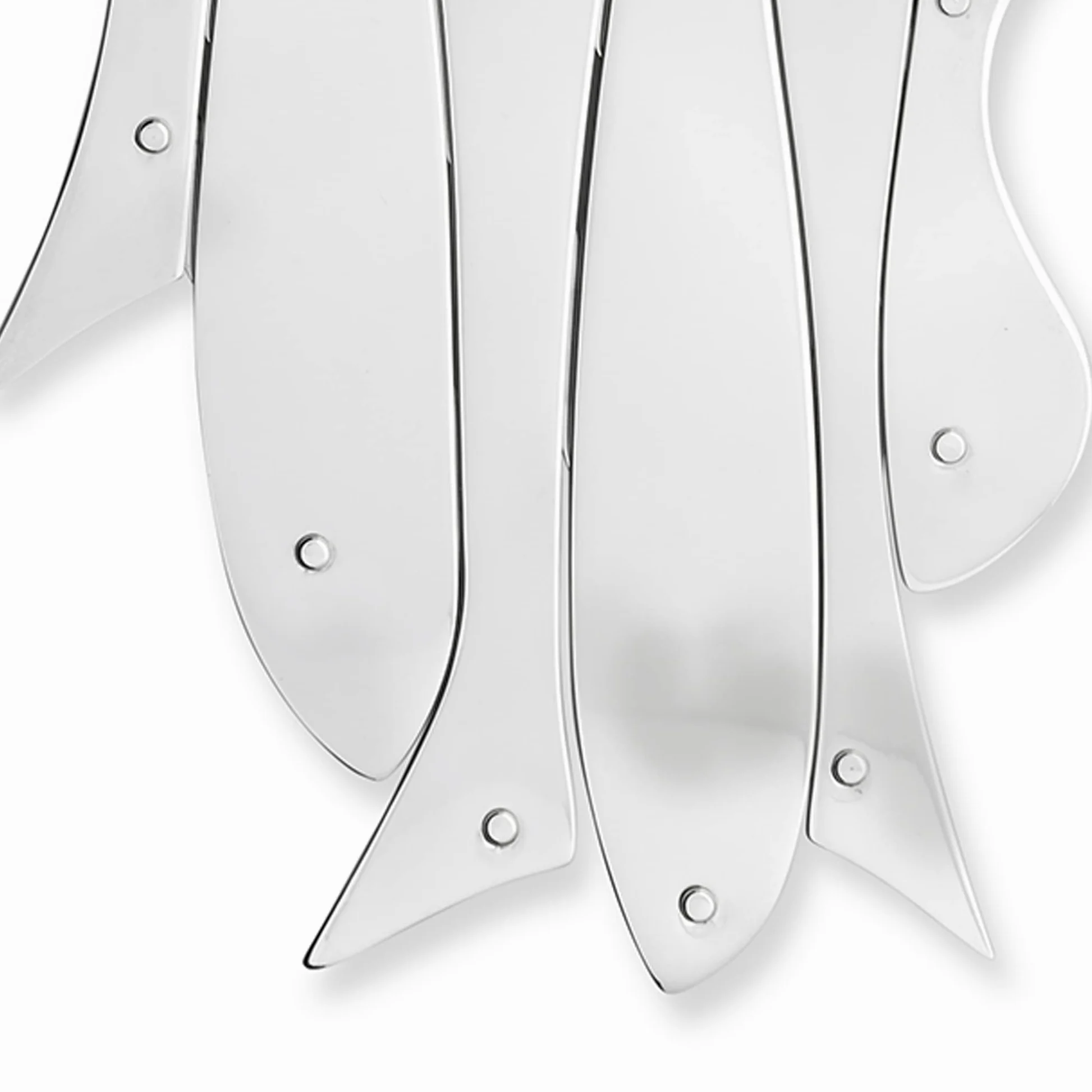 Alessi DUL03 Pescher Sottopentola Estensibile di Design in Acciaio Lucido