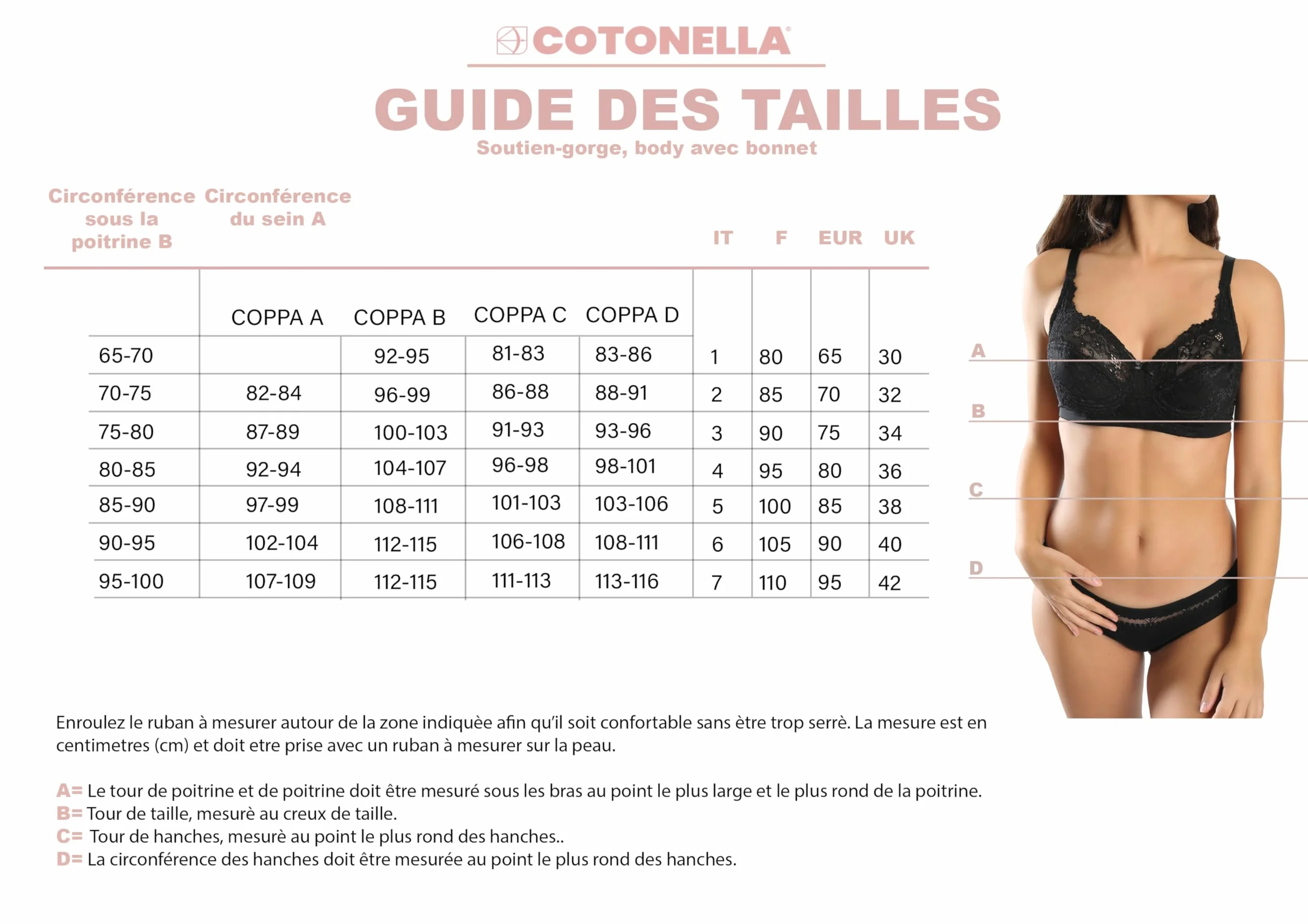 Cotonella Brassiere in Cotone Elasticizzato Senza Ferretto a Spalla Larga Sostegno Leggero