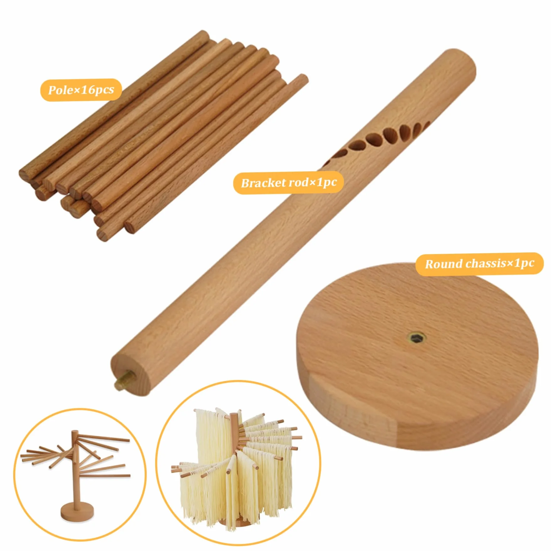 Stendino per pasta Stendino per tagliatelle pieghevole in legno per spaghetti fatti in casa Stendino per pasta per cucina domestica Stendino per tagliatelle Stendino per pasta Stendino per pasta piegh