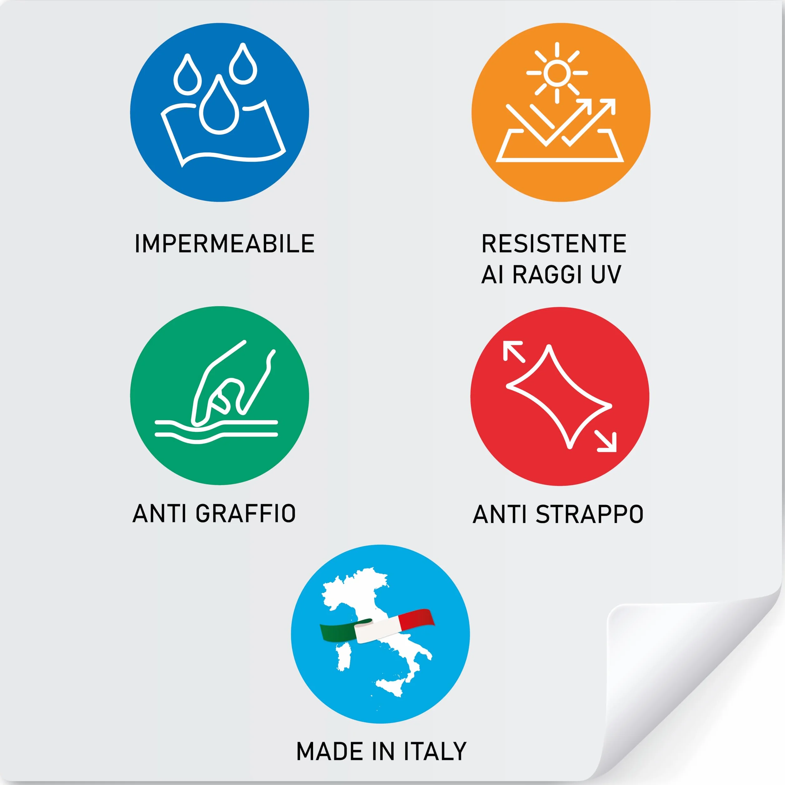 6 Adesivi GRANDI XL per Raccolta Differenziata | Formato cm 15x21| Etichette Grandi per Contenitori Rifiuti in Italiano ed Inglese | 6 PZ