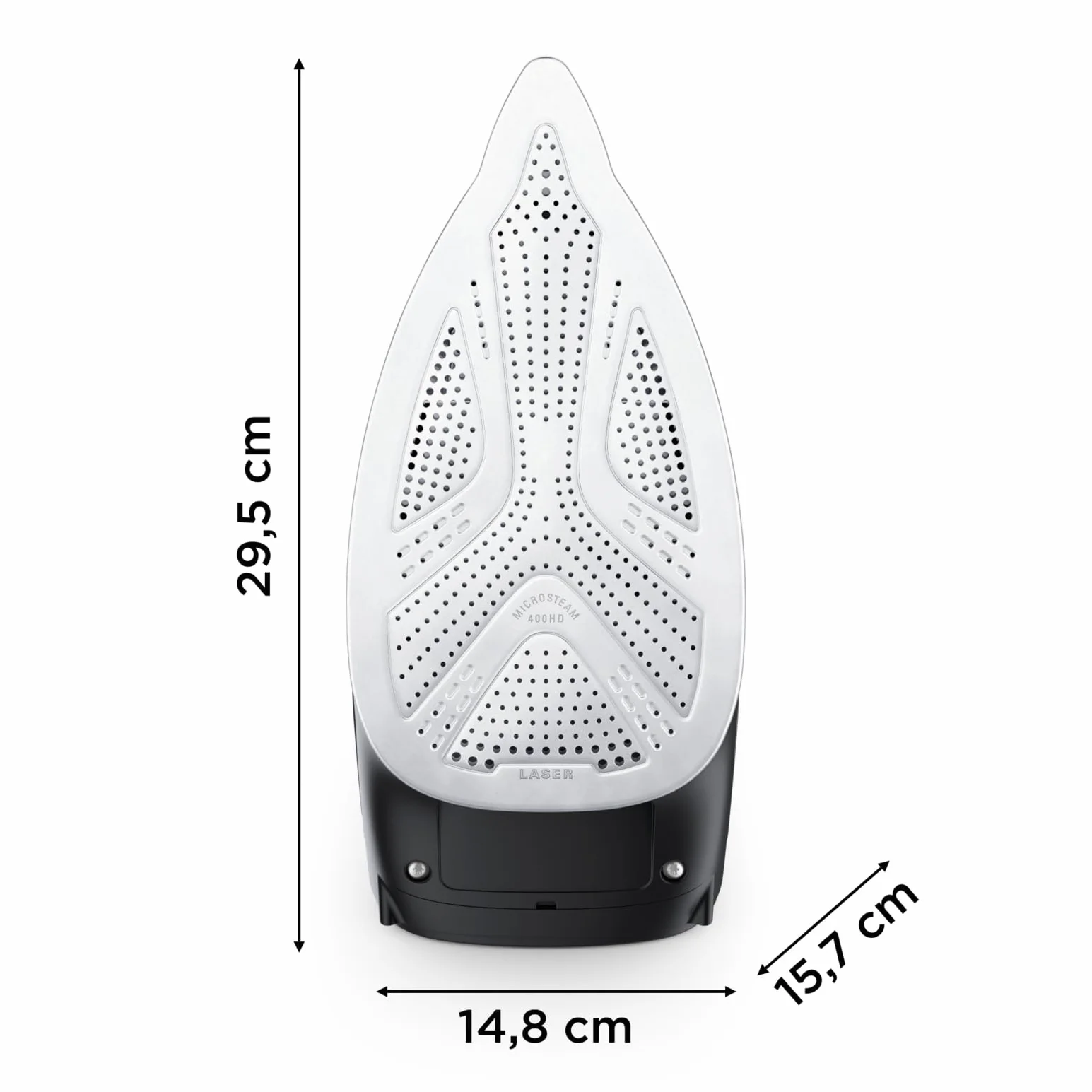 Rowenta DW5325 Focus Excel Ferro da Stiro a vapore 2700W, 2,2 L, Colpo Vapore 180 g/min, Piastra Microsteam HD, Impugnatura Ergonomica, Punta Profilata, Protezione Antigoccia, Modalità Eco