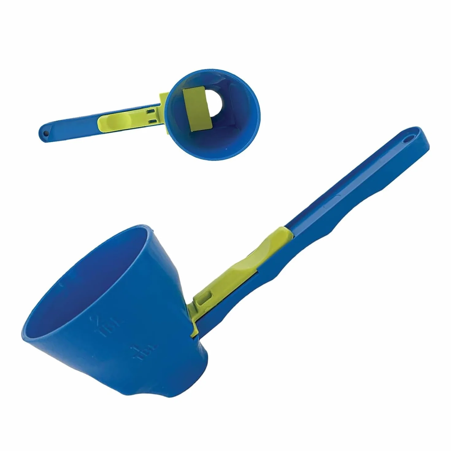 4pcs Cucchiai Scorrevoli Proteine Polvere Imbuto scoop Scoop imbuto cucina setaccio scorrevole imbuto misurino utensili da cucina per misurazione precisa Proteine Polvere