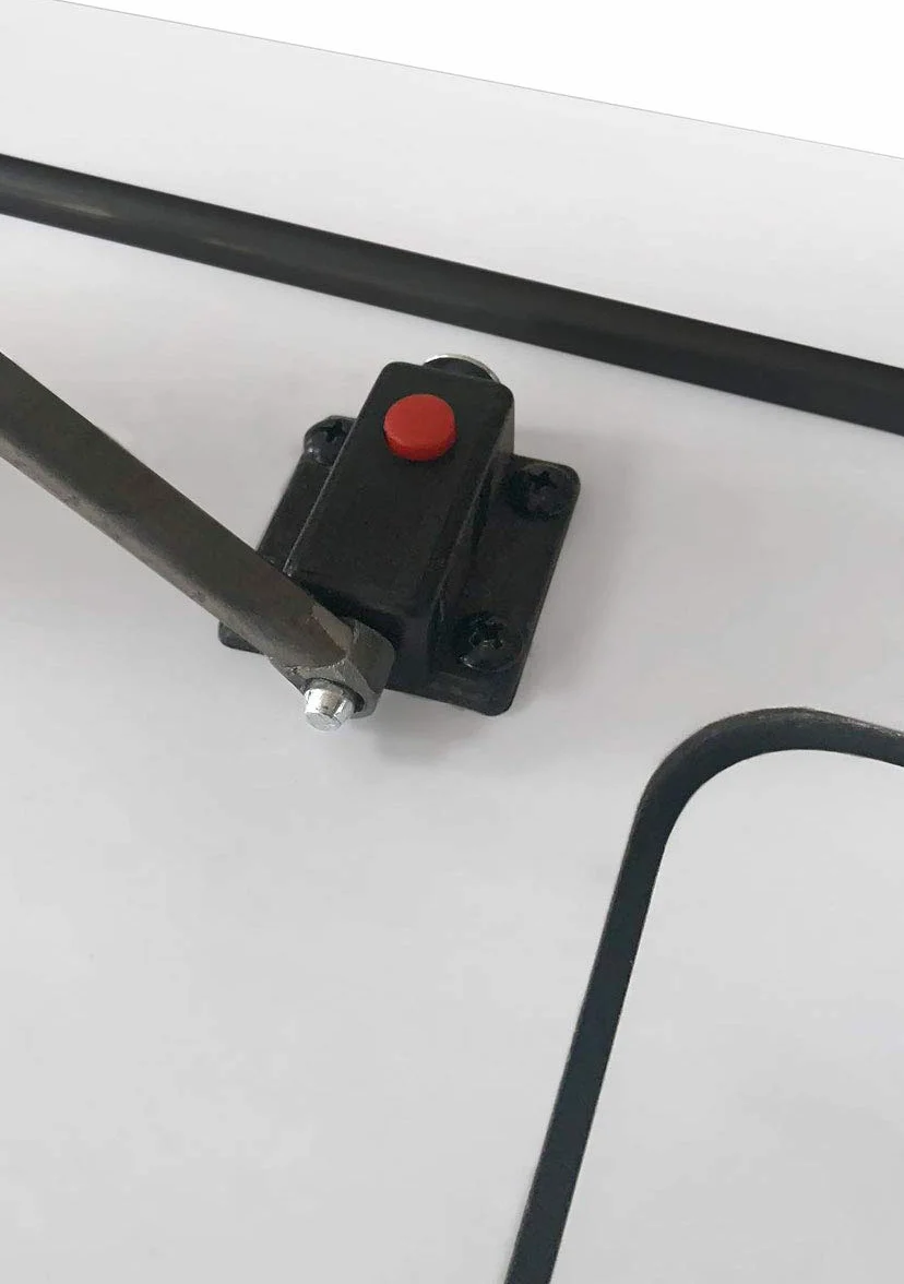 Sewing Online Tavolo da cucito pieghevole, piano bianco con gambe nere - Tavolo per macchina da cucire con piattaforma regolabile. Gambe pieghevoli per riporre e trasportare facilmente Ruote - 13399