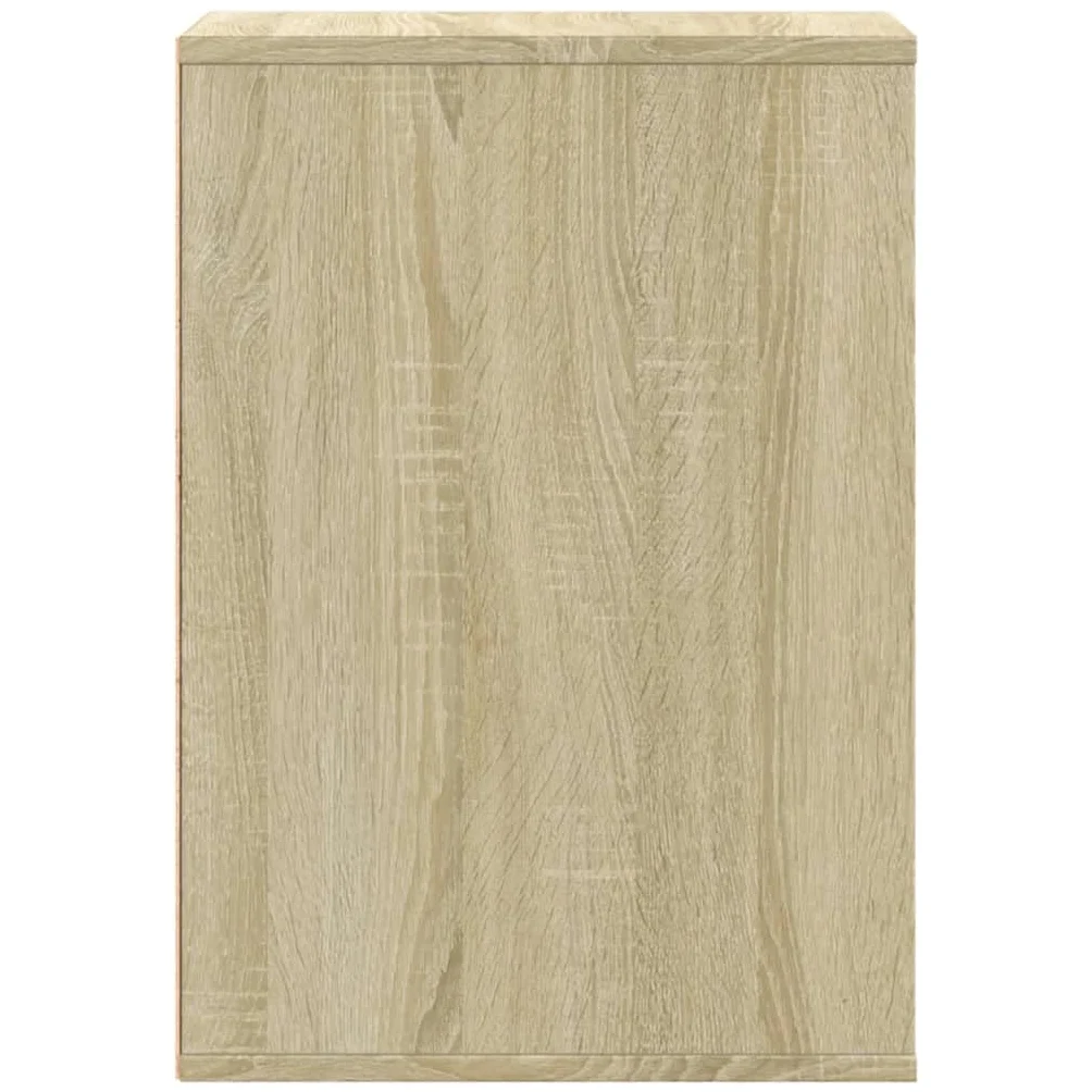 vidaXL Cassettiera Angolare Rovere Sonoma 80x41x58cm Legno Multistrato, Mobile con cassetti, armadietto con cassetti, portaoggetti con cassetti