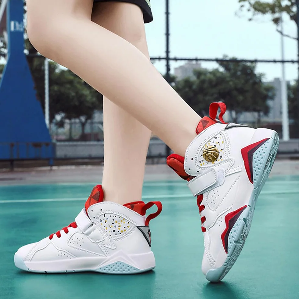 Hixingo Scarpe da Basket per Bambini e Ragazzi, Antiscivolo Traspiranti 28-39