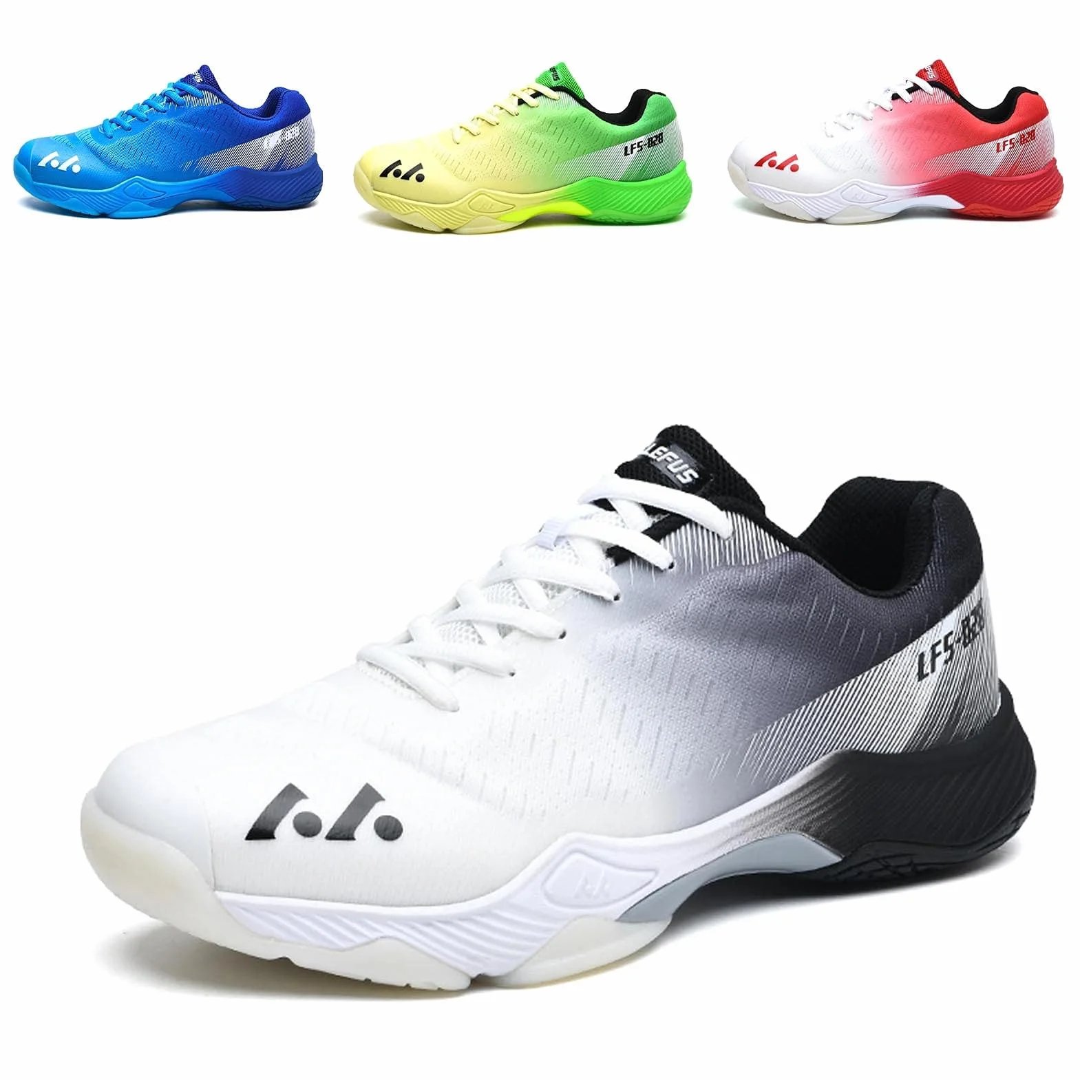 Scarpe da badminton, scarpe da squash, scarpe da interno per vari rivestimenti per pavimenti, presa comoda e salda, scarpe da pallavolo unisex
