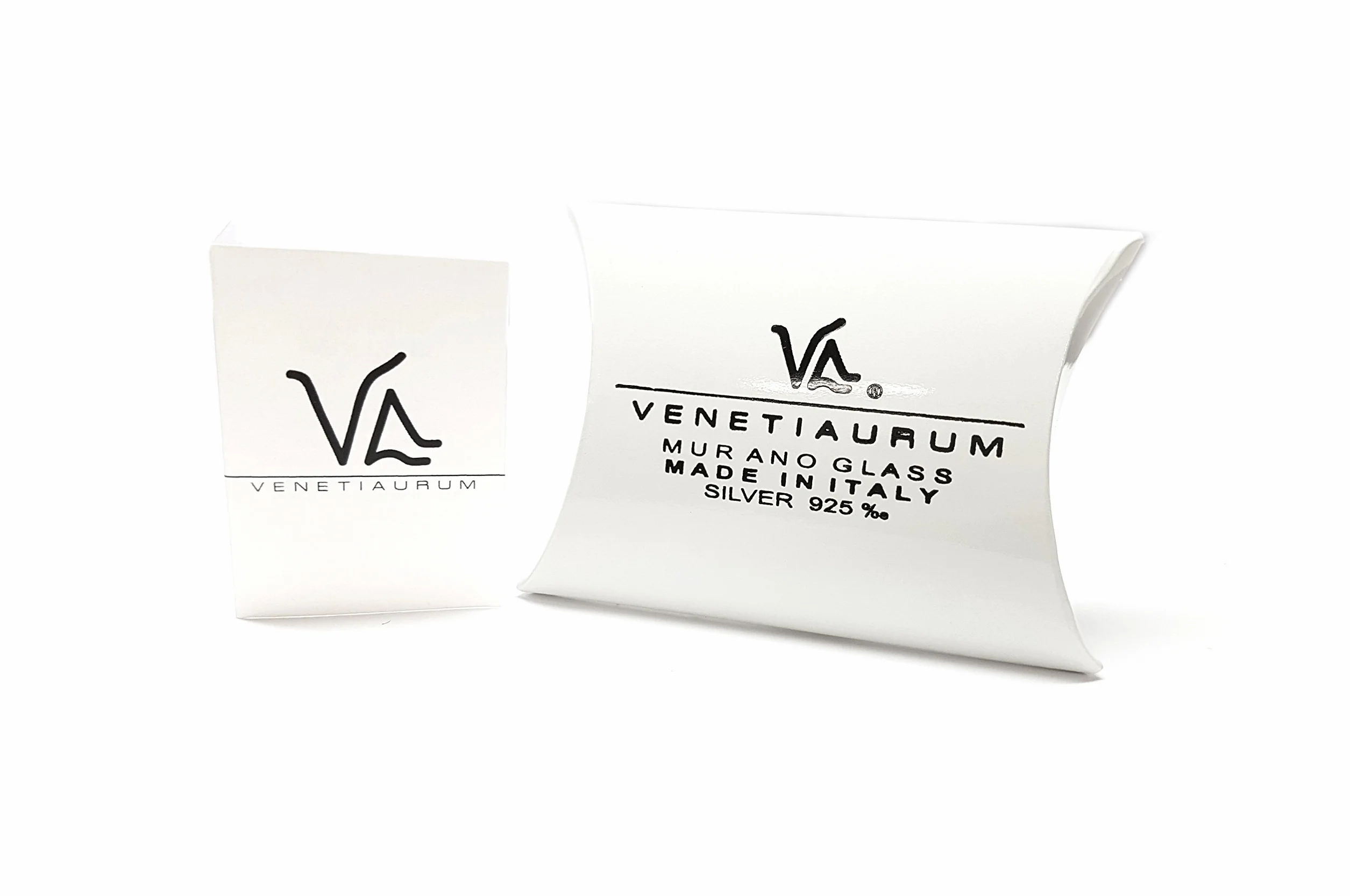 Venetiaurum Charm In Vetro Originale Di Murano E Argento 925 Gioiello Made In Italy