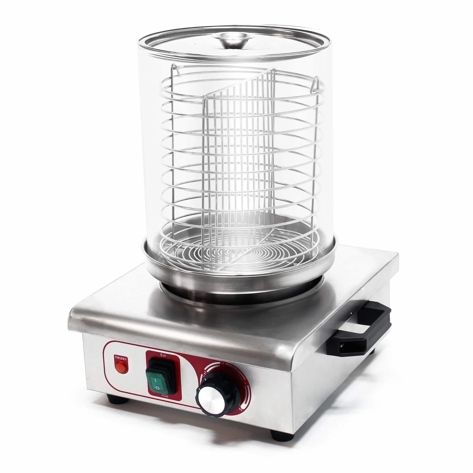 Macchina cuoci wurstel 450 Watt Contenitore per cottura a vapore Hot dog Scalda Panini