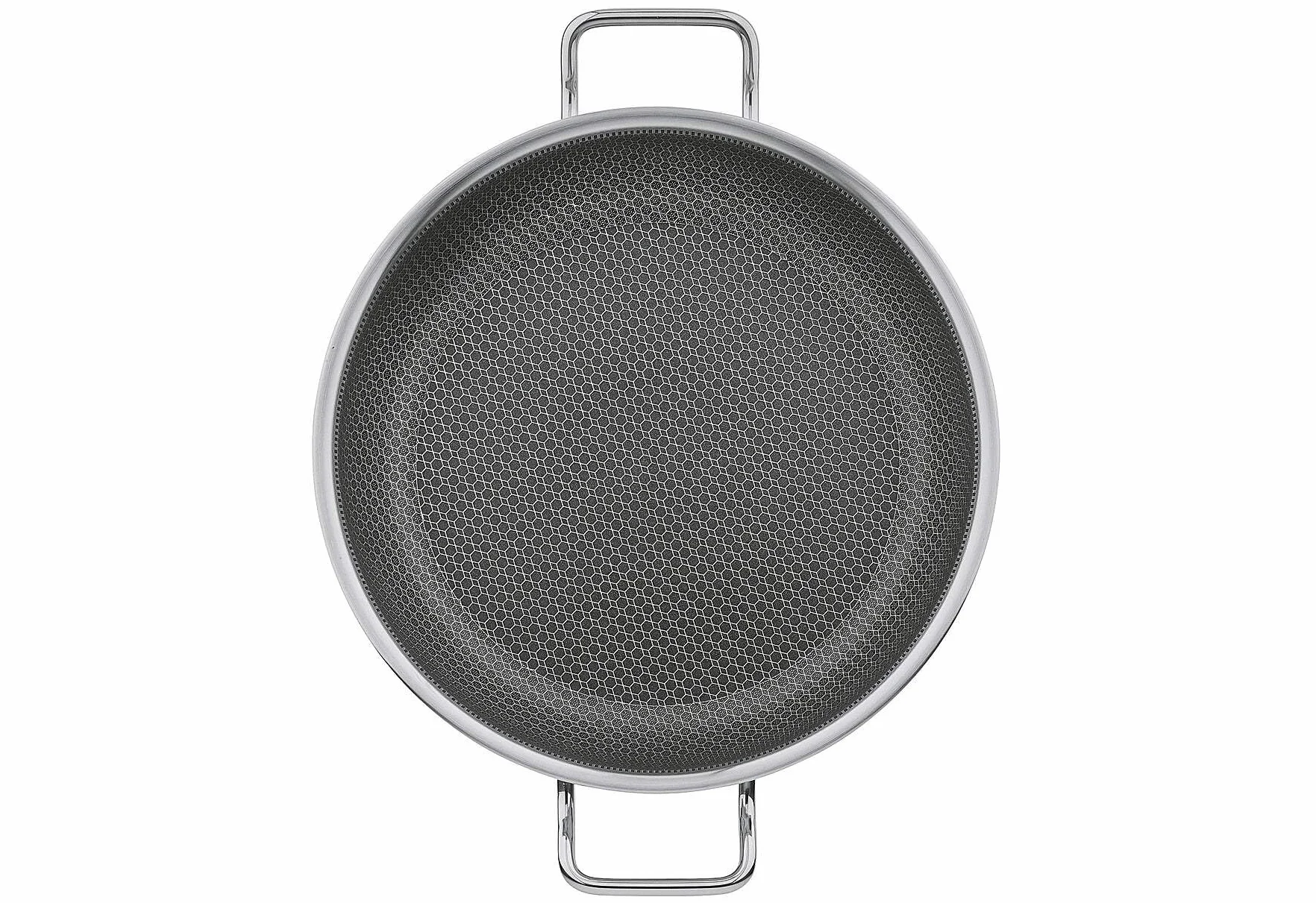 Spring Vulcano Cut Resist PURE Ø 28 cm, acciaio inossidabile, rivestimento antiaderente, 100% privo di PFAS, adatto a induzione, 5 strati, resistente ai graffi, forno