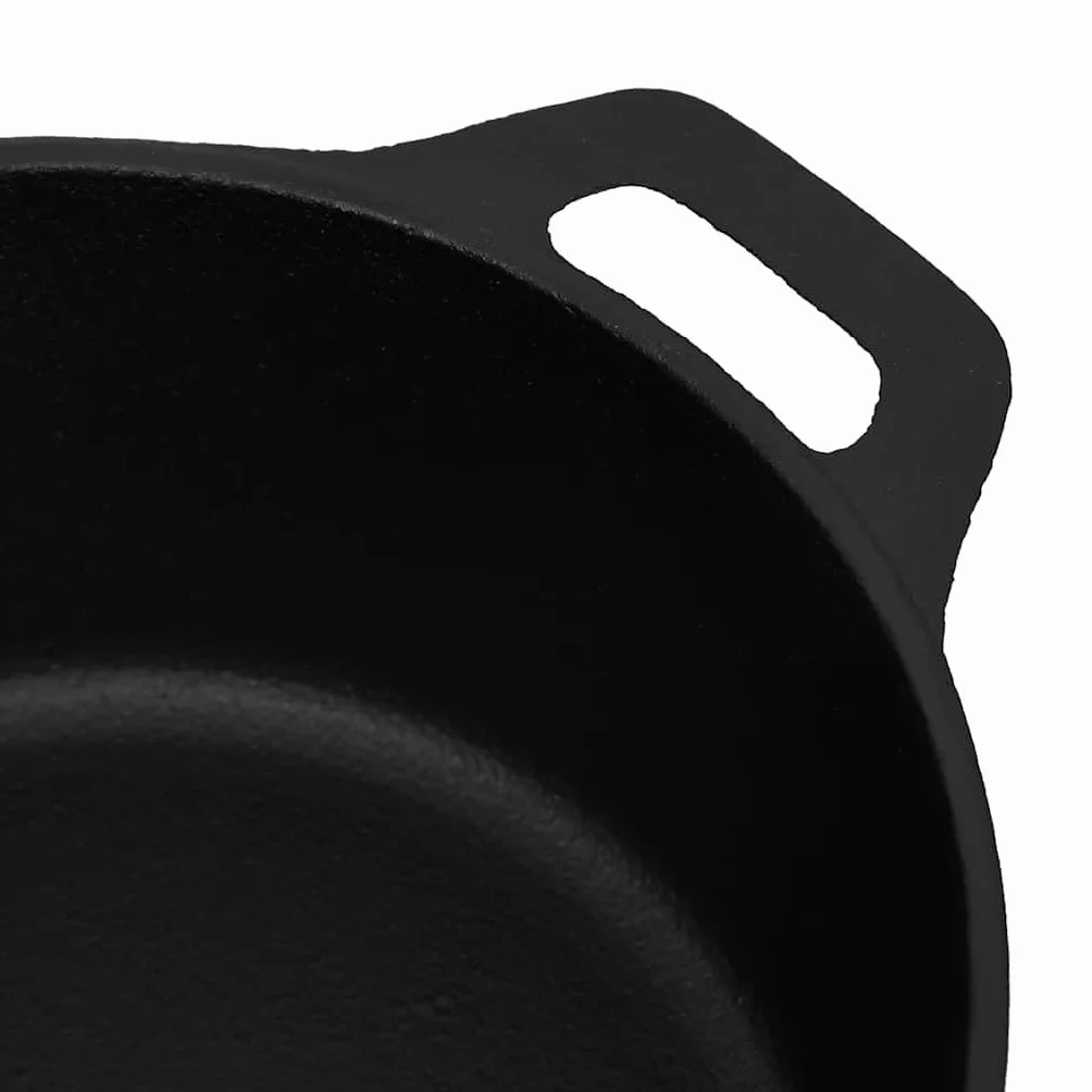 Pentola in ghisa con diametro di 26,5 cm, con manico e coperchio, capacità di 5 l, adatta per fornelli a induzione, a gas, elettrici, in ceramica, ideale per cucinare in forno e sulla griglia