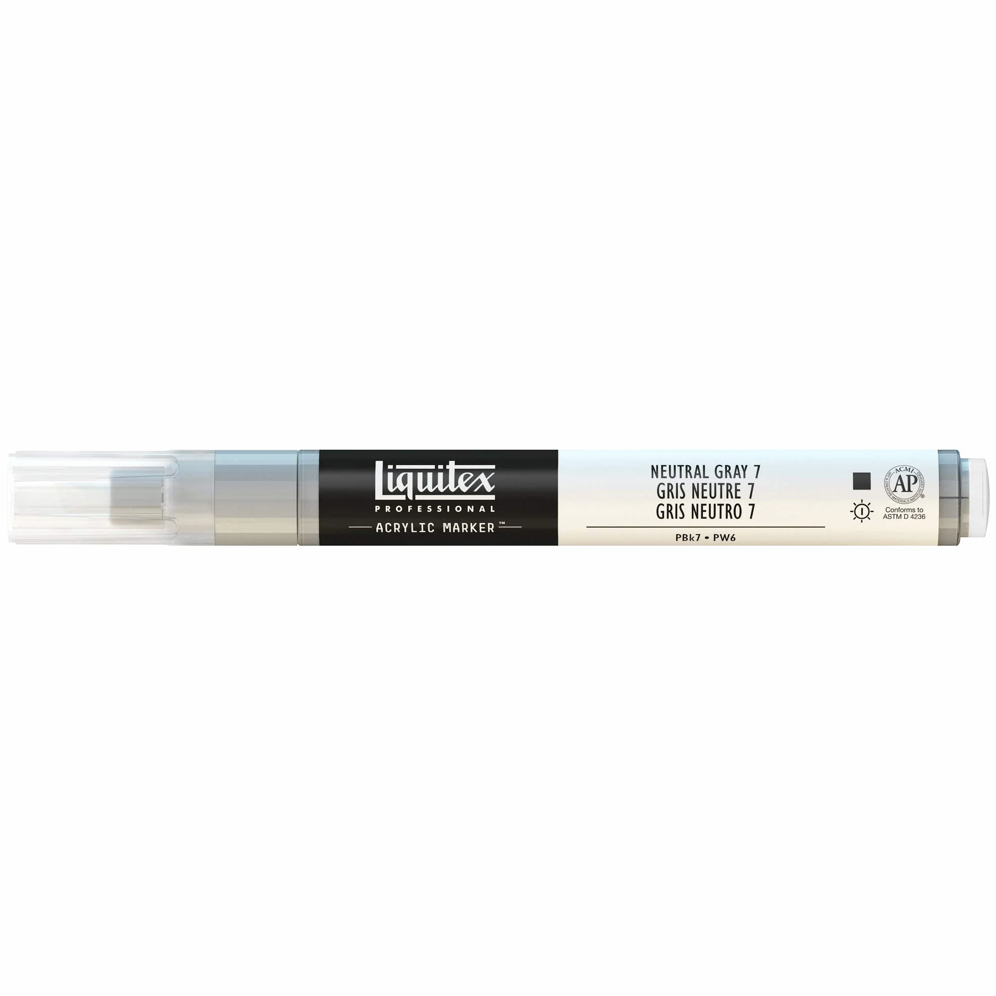 Liquitex Pennarello Acrilico 2-4 mm Grigio Neutro Numero 7