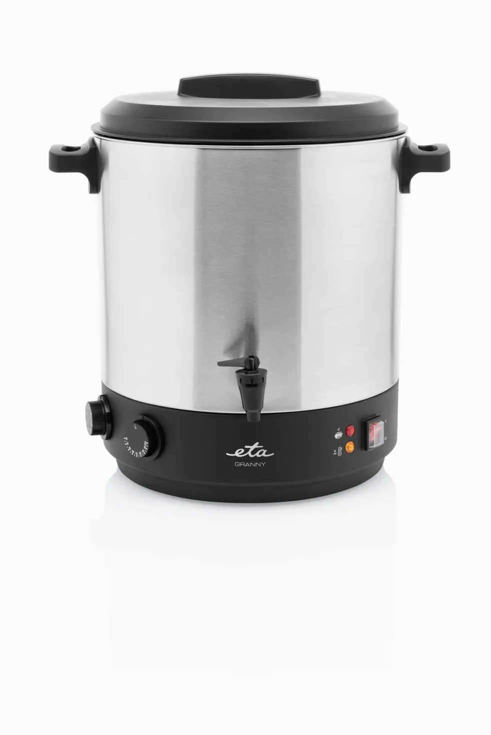 ETA Granny – 1800 W, regolazione della temperatura 30 – 100 °C, acciaio inox, capacità 25 l