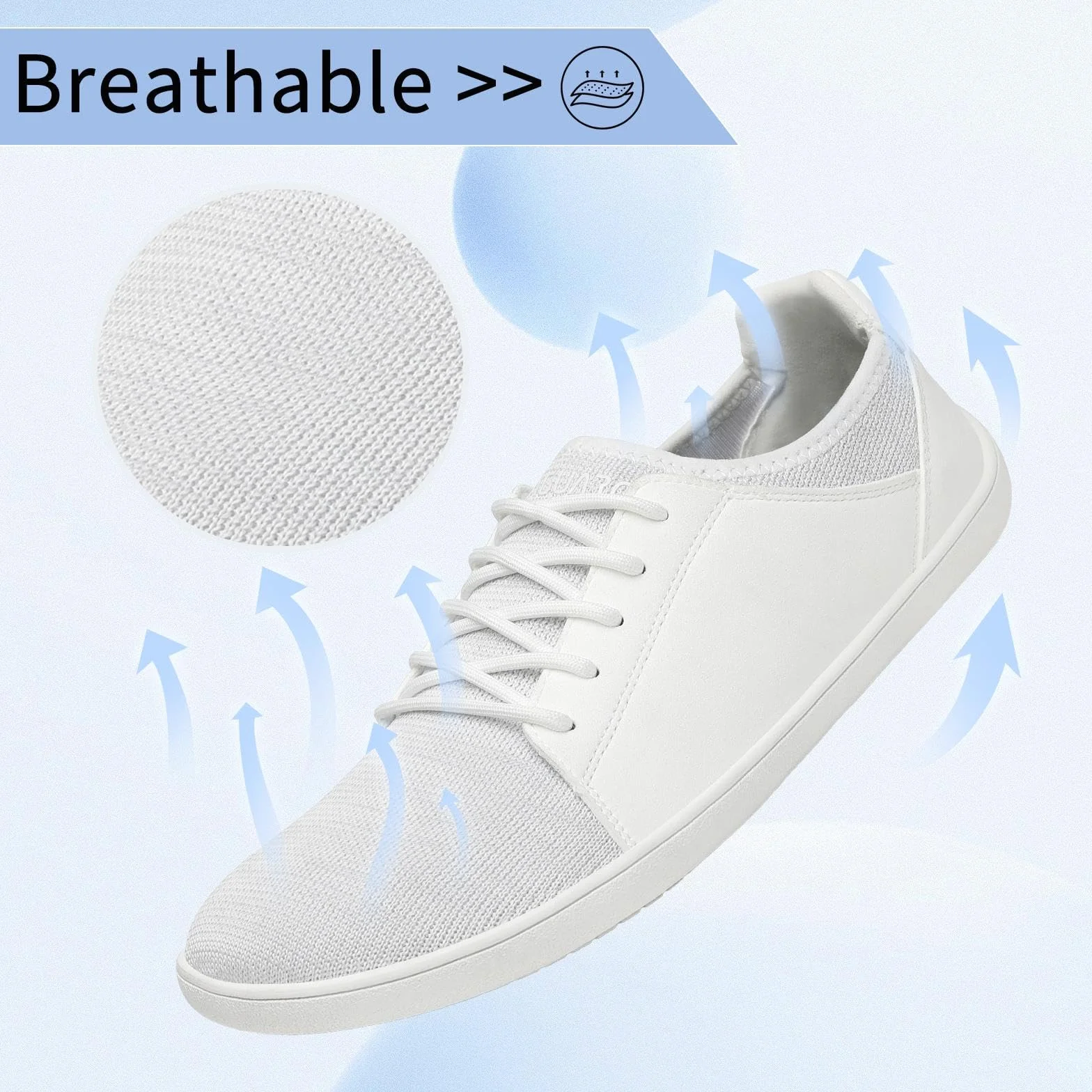 SAGUARO Minimaliste Barefoot Scarpe Luck III-Casual Traspirante Scarpa da Camminata Unisex 36-48 EU