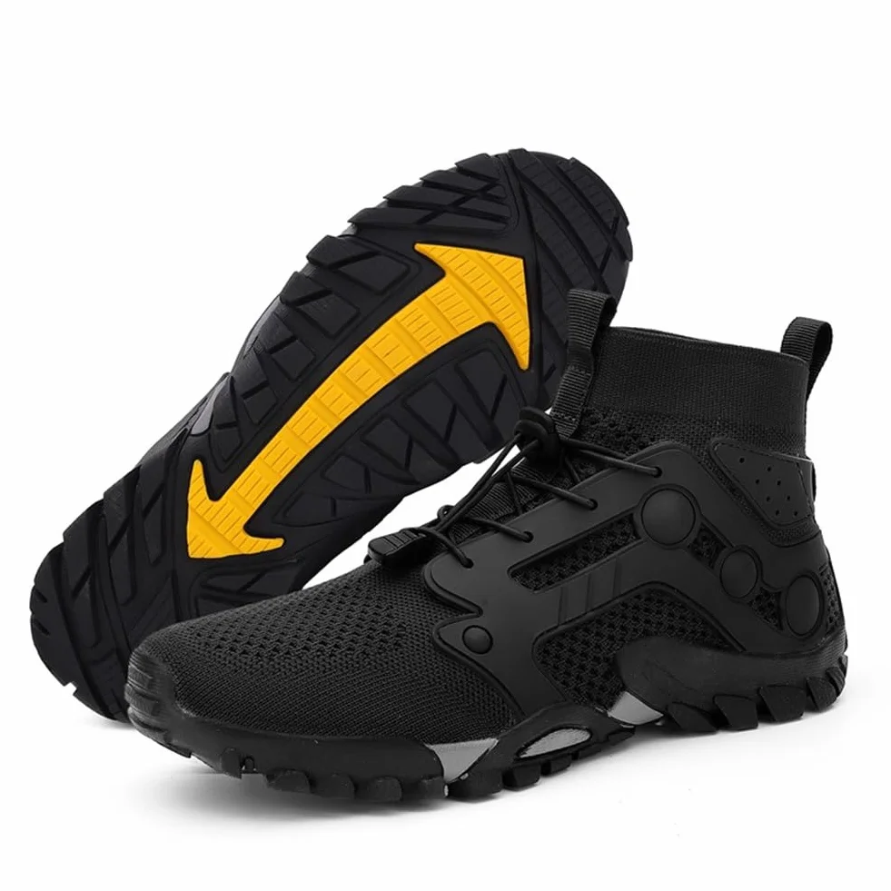 ENEN Scarpe Trekking Uomo Estive, Scarpe Arrampicata Traspirante Outdoor Leggeri Antiscivolo