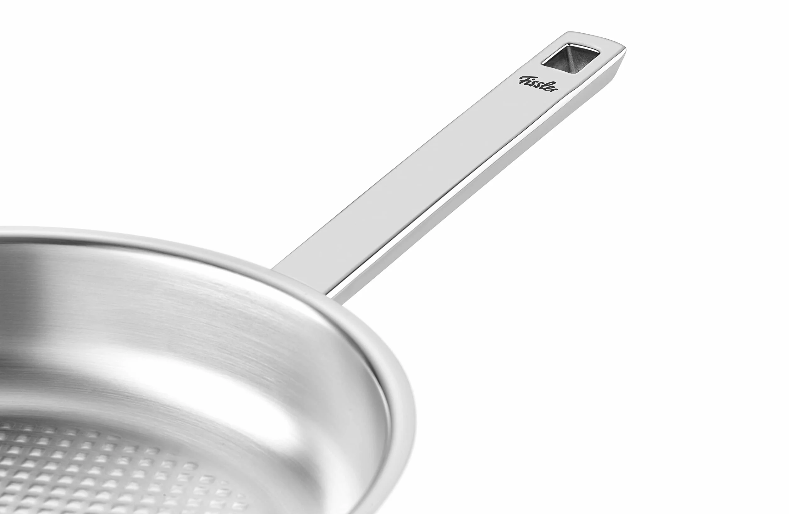 Fissler Profi Collection in acciao inox 28 cm, con scala di misurazione, superficie Novogrill, cottura a induzione, Nuovo modello