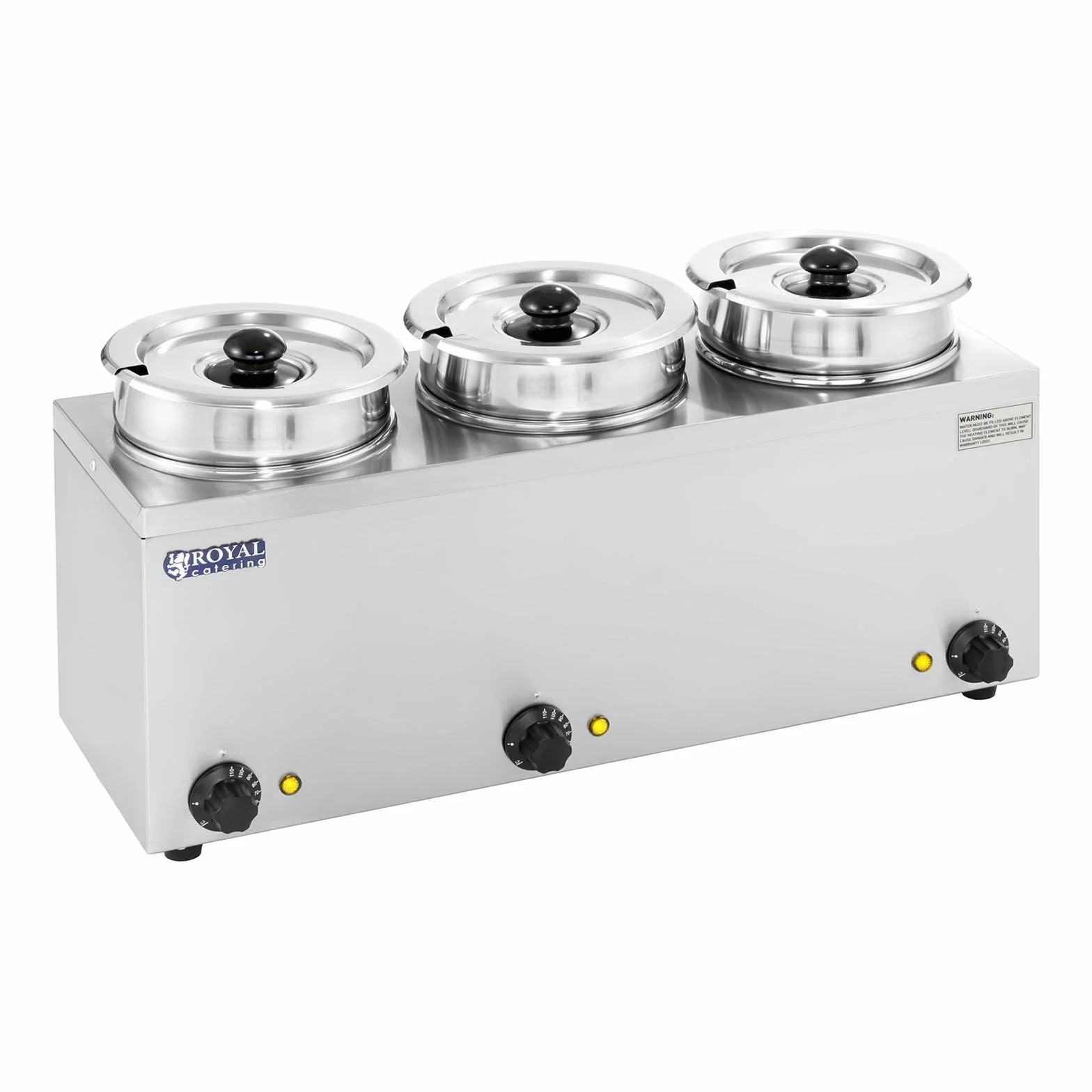 Royal Catering - RCBM-3/4R - Stazione elettrica per zuppe - 8,25 L