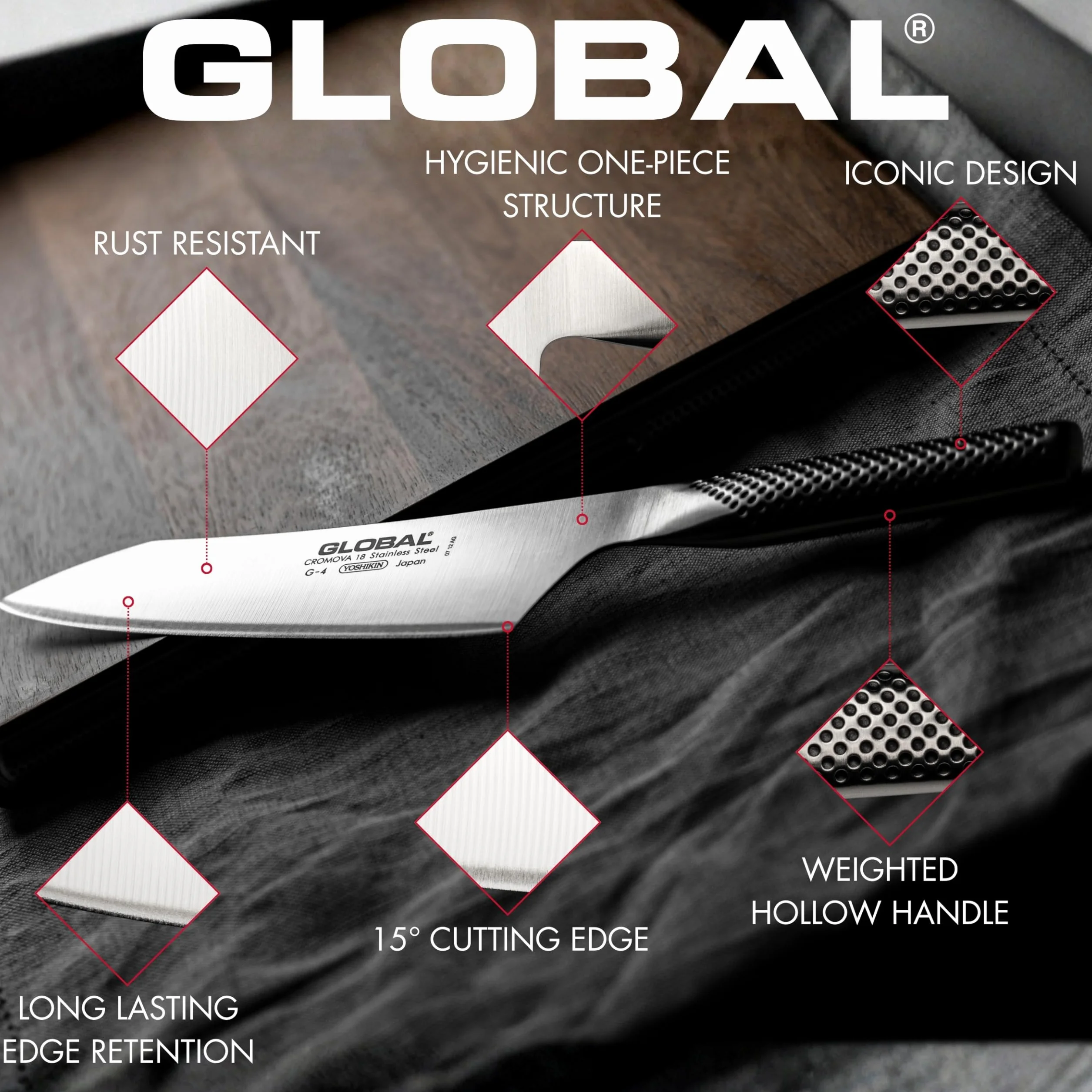 G-20 Coltello Globale Sfilettare 210 mm (8 ") Lama.