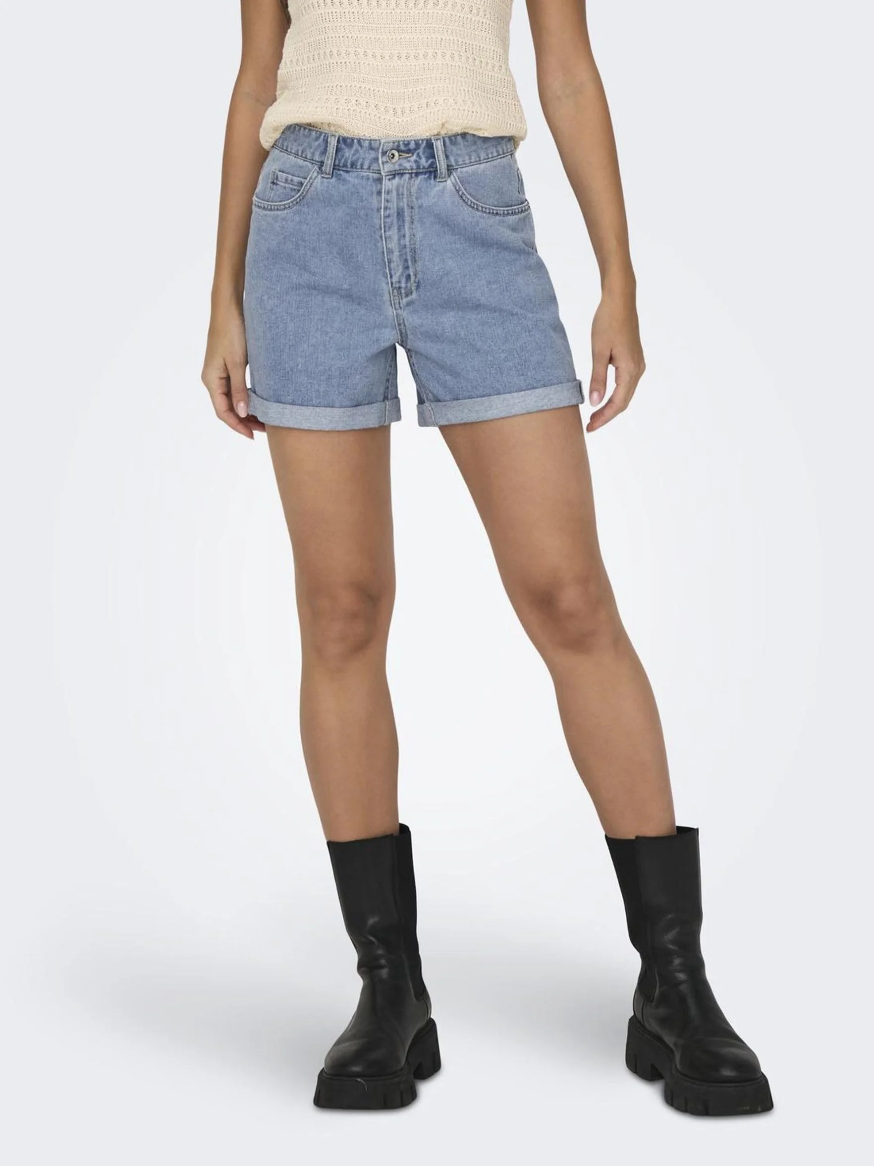 ONLY Denim Shorts ONLVEGA High Waist Regular Fit Denim Shorts