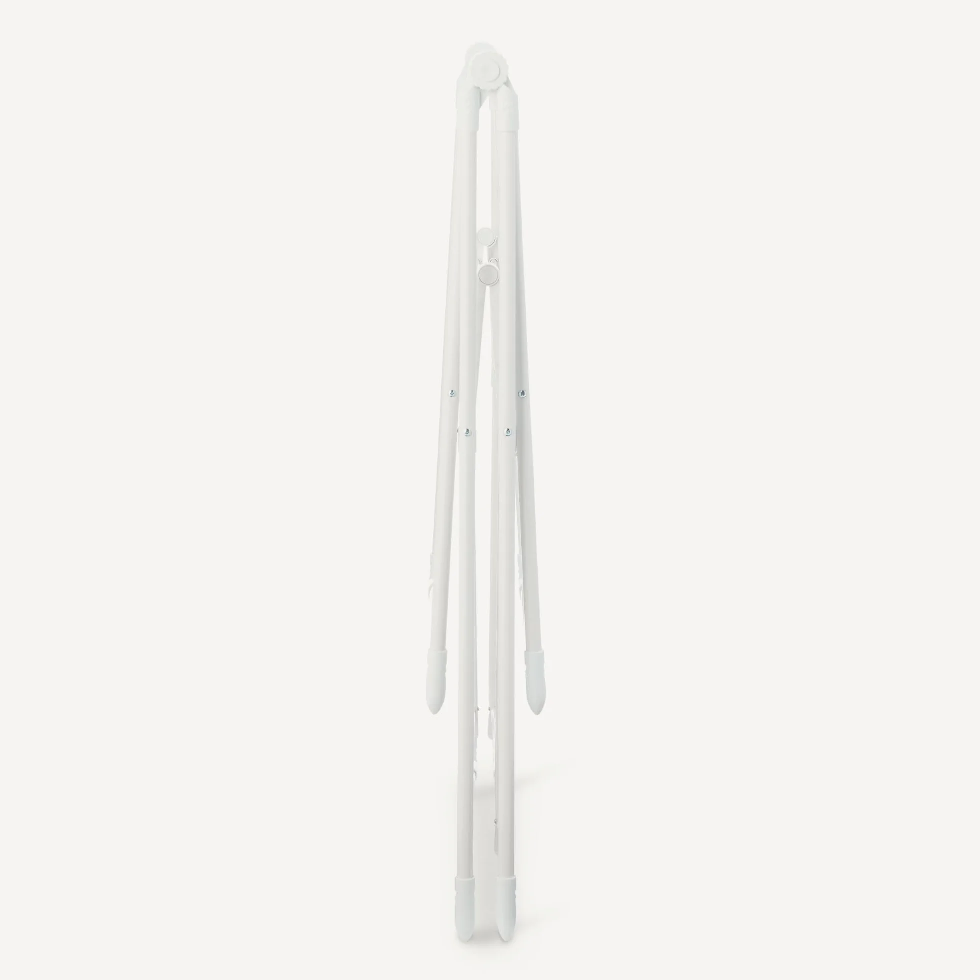 Amazon Basics Stendibiancheria pieghevole a 2 ali in metallo 154,9 x 60 x 99,8 cm bianco
