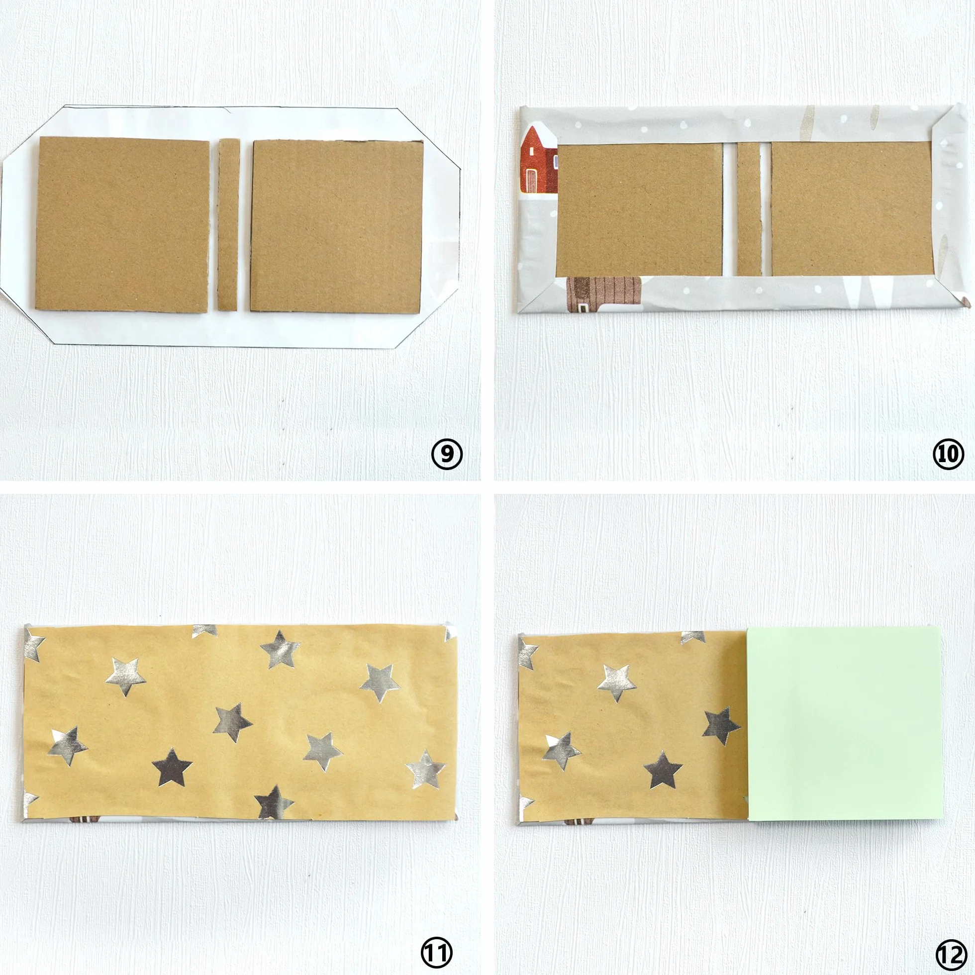 Set di 6 strumenti per scrapbooking facili da collegare, perfetti per principianti, stencil e guide di taglio, possono essere trasformati in quaderni, calendari, diari, manuali