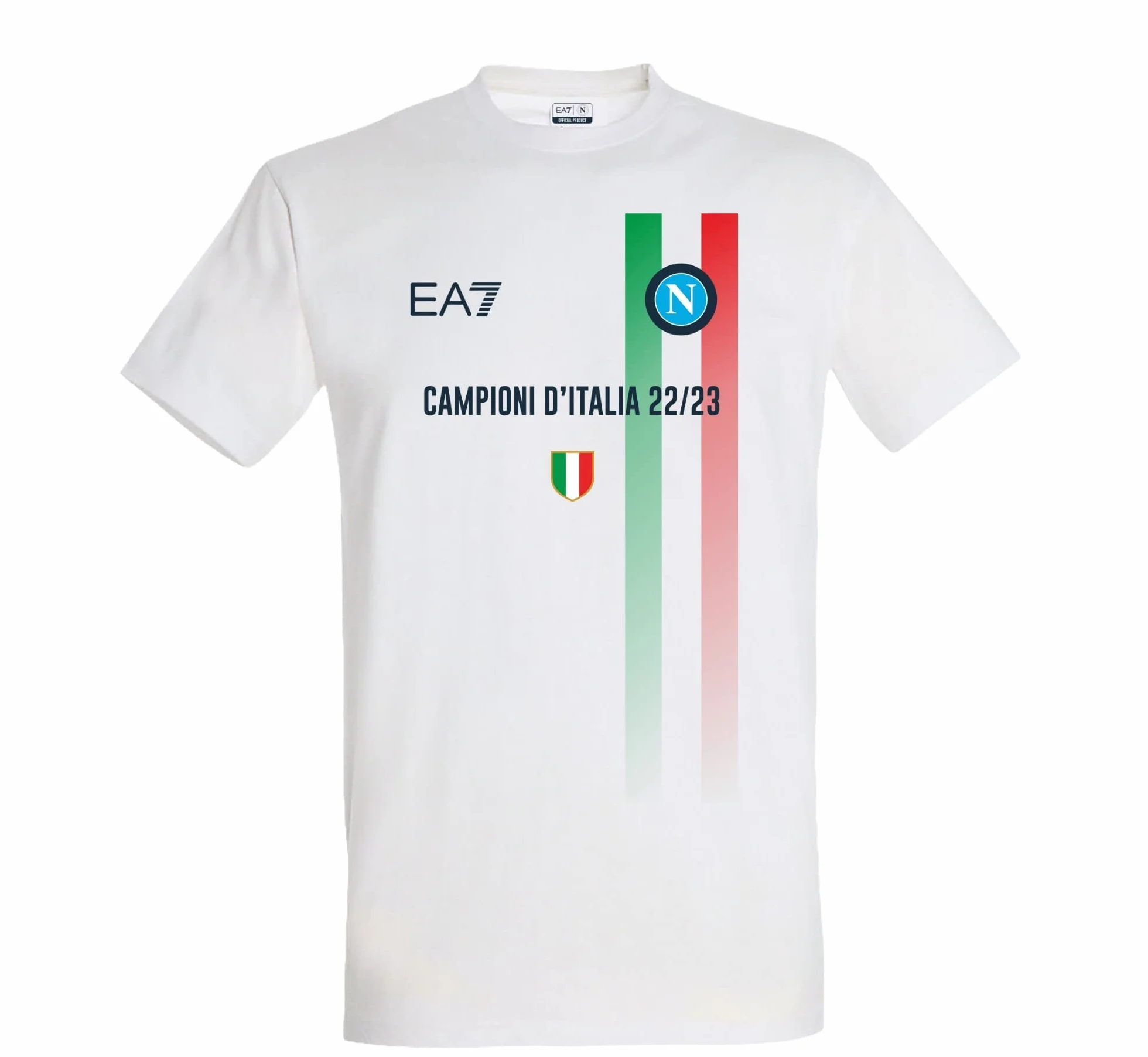 SSC NAPOLI T-Shirt CELEBRATIVA Campioni d'Italia 22/23, Adulto