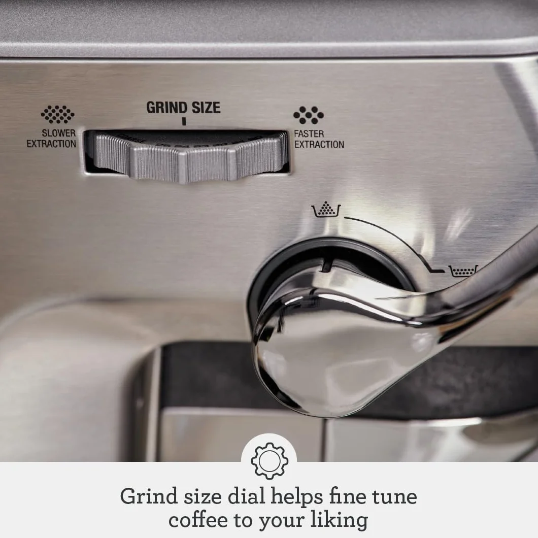 Breville Barista Express® Impress BES876BSS - Macchina da caffè in acciaio INOX spazzolato