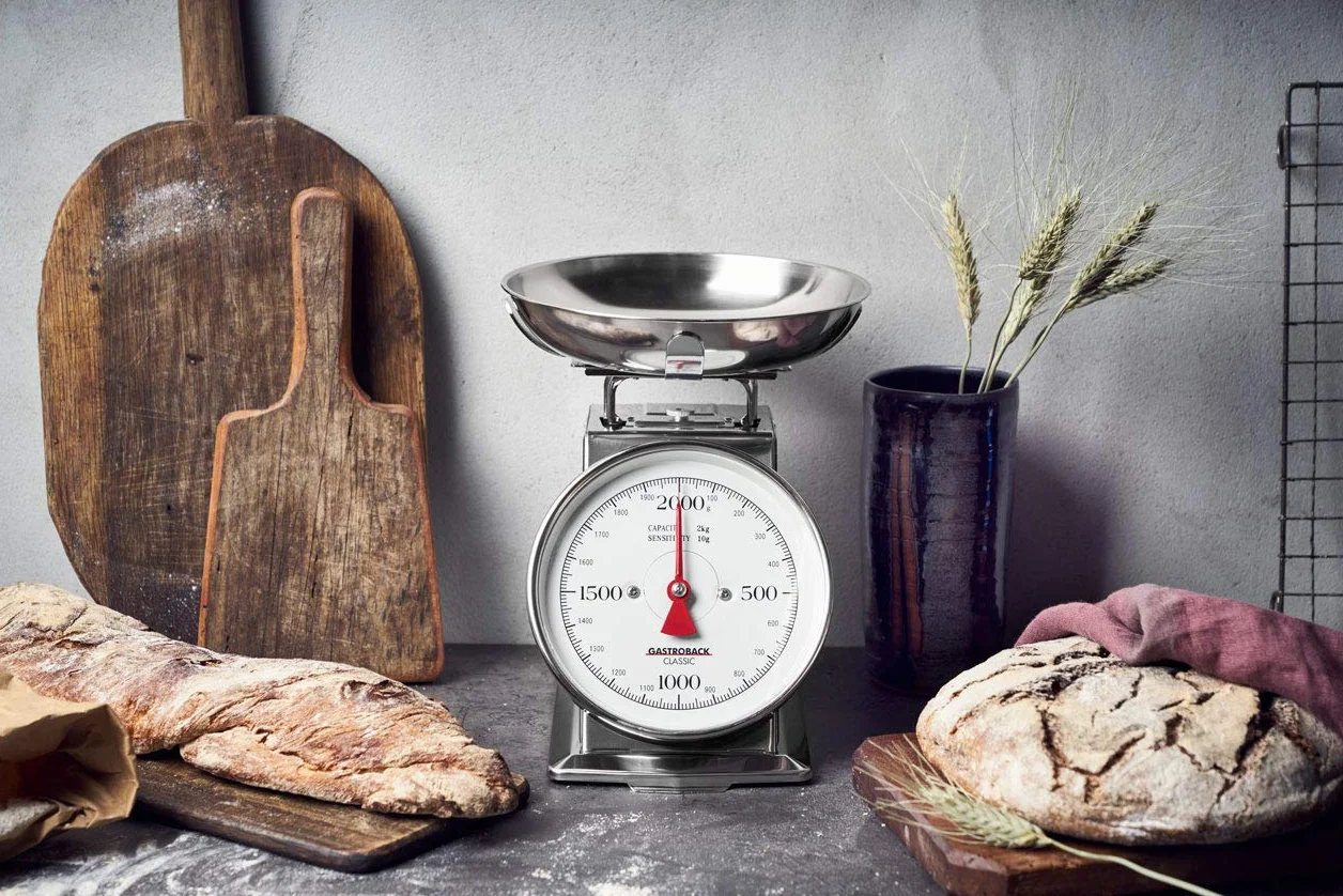Gastroback Classic 30102 Bilancia Meccanica 2 kg Acciaio Inossidabile