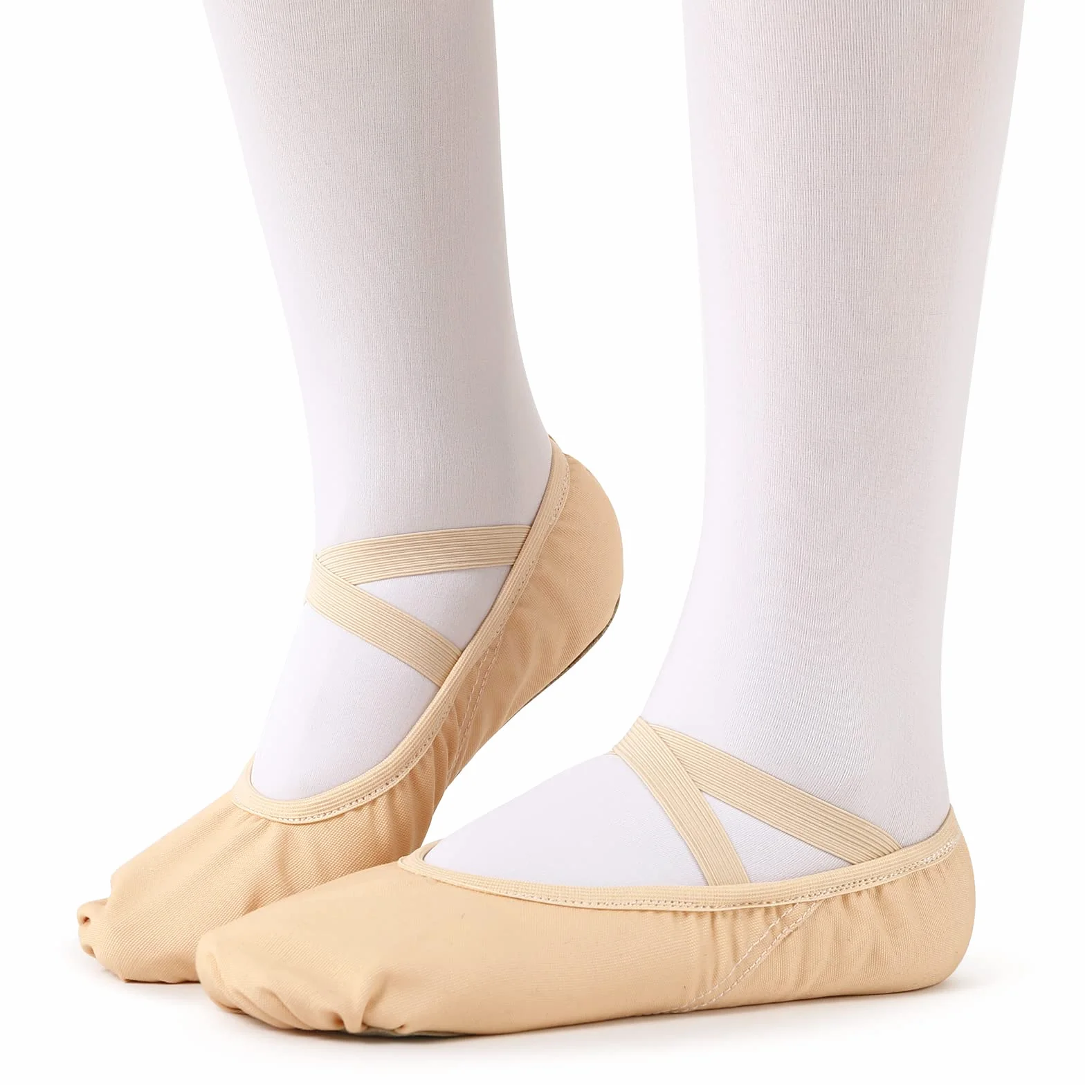 Soudittur Scarpe da Danza Classica e Moderna Antiscivolo Tela Ballerina Ginnastica Ballo per Bambina Ragazze Donna