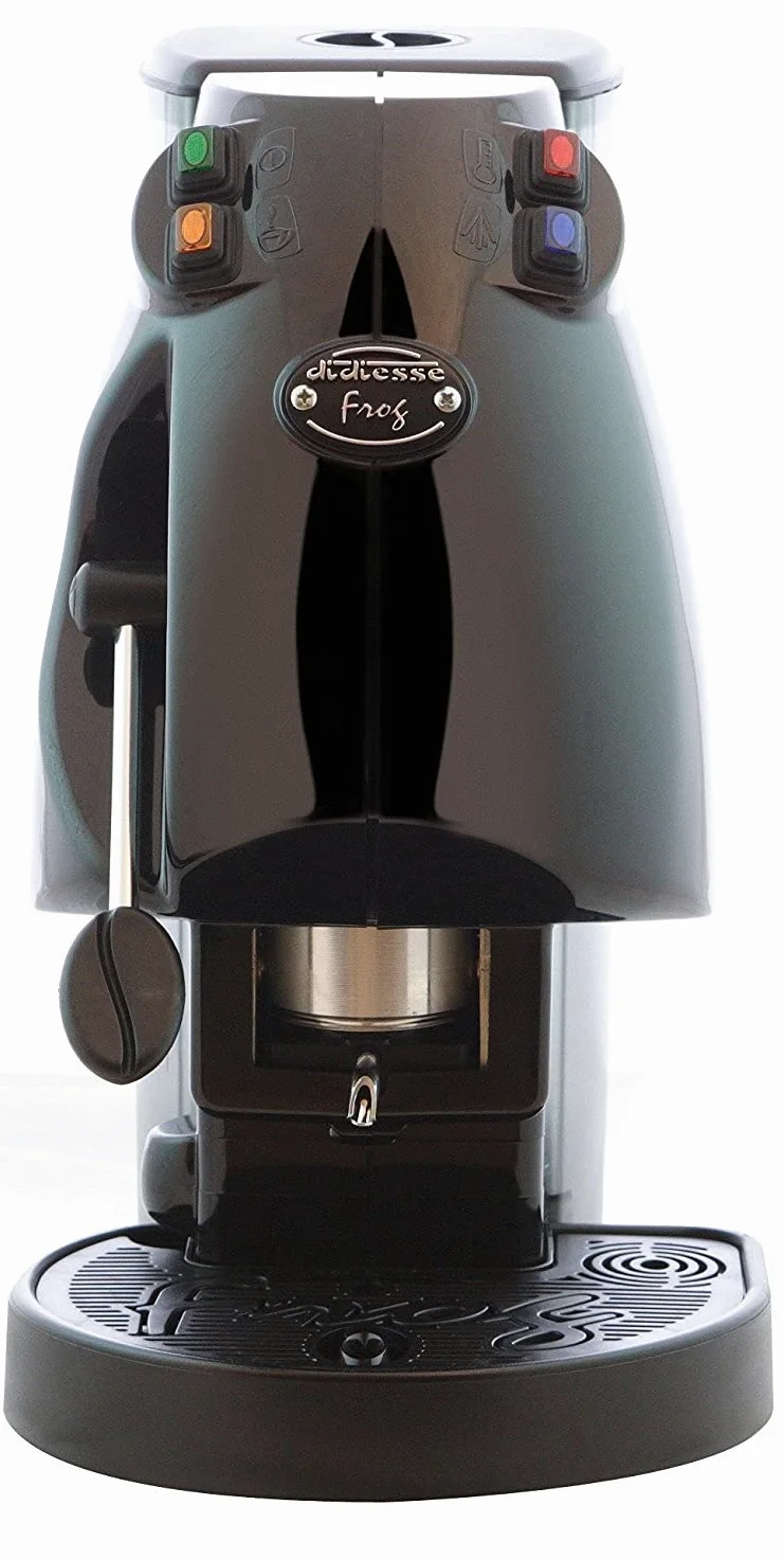 MACCHINA CAFFE A CIALDE IN CARTA ESE 44MM DIESSE FROG, 1 tazza, COLORE NERA