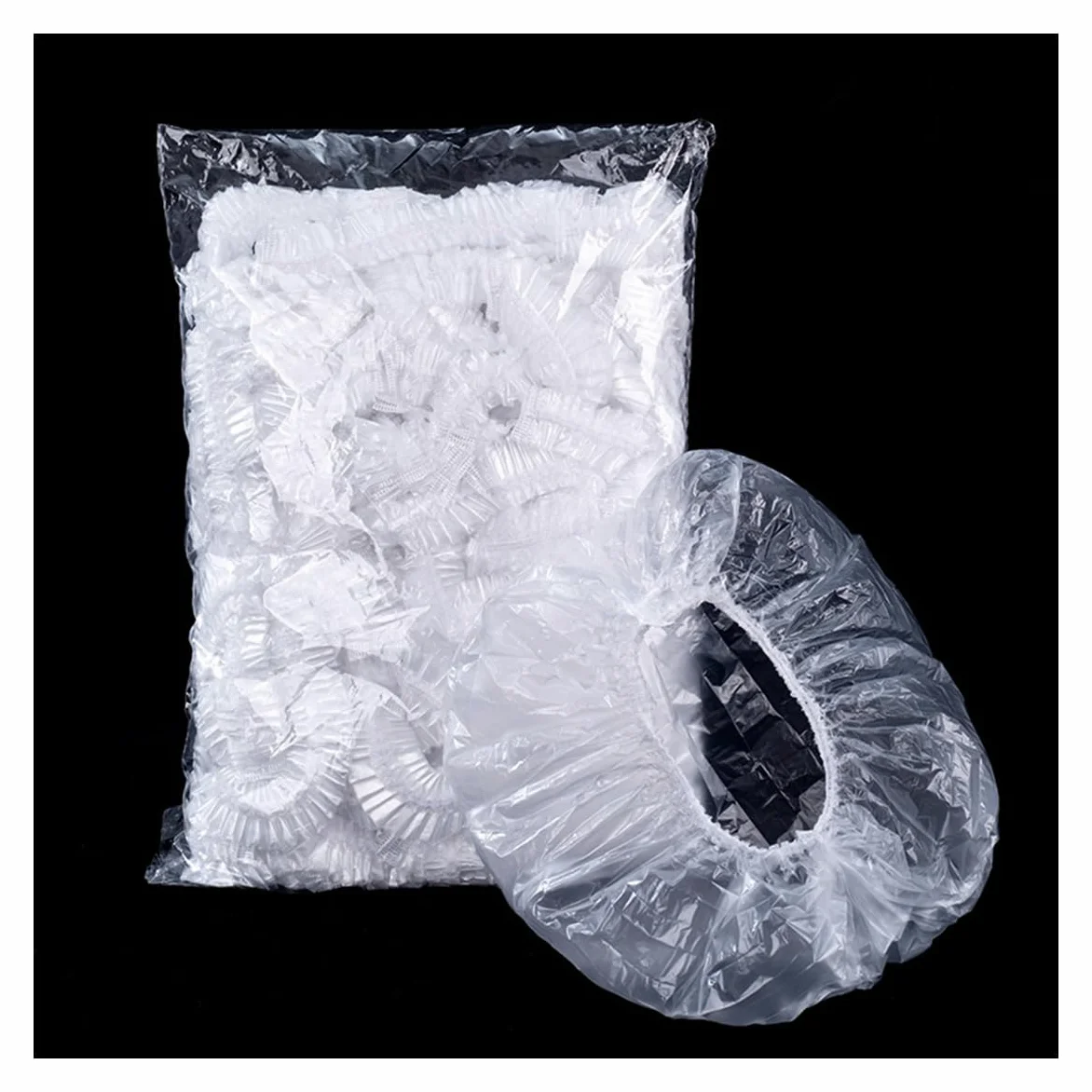 500pezzi Pellicola Protettiva monouso Saran per Alimenti, Sacchetti riutilizzabili in plastica Elastica per conservare la freschezza, per Picnic e Cucina