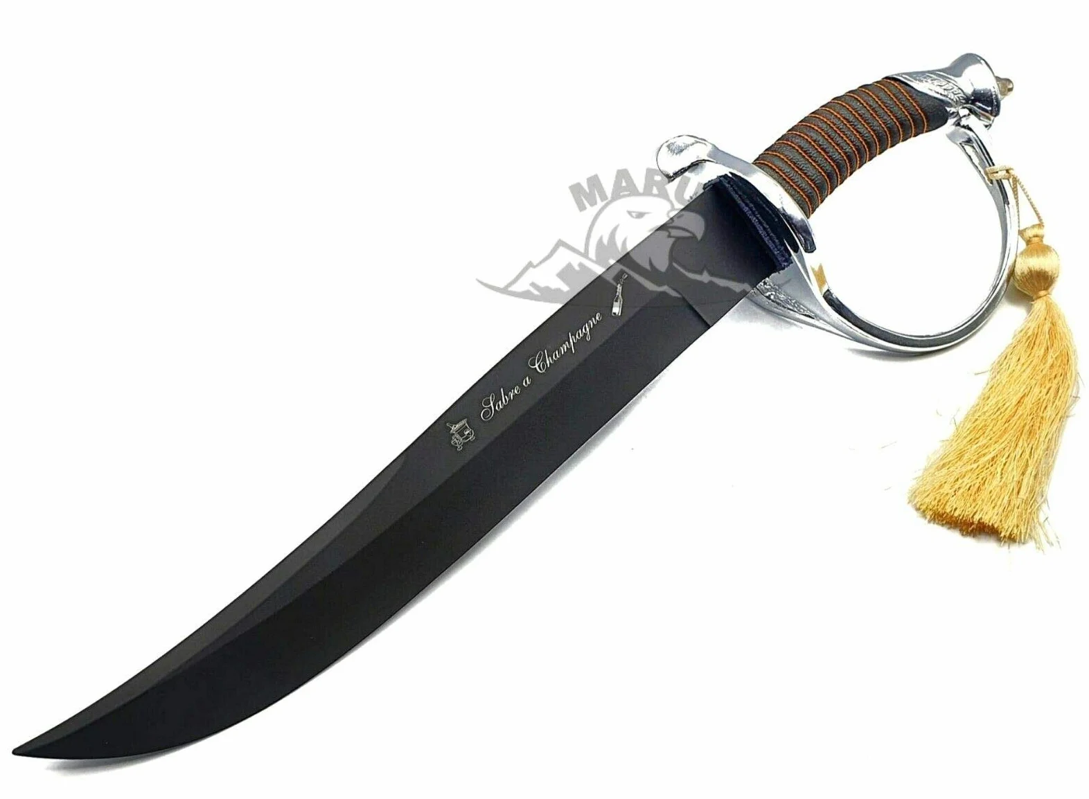 Sciabola Champagne Sommelier Sabre + Confezione Regalo Black Edition da Collezione