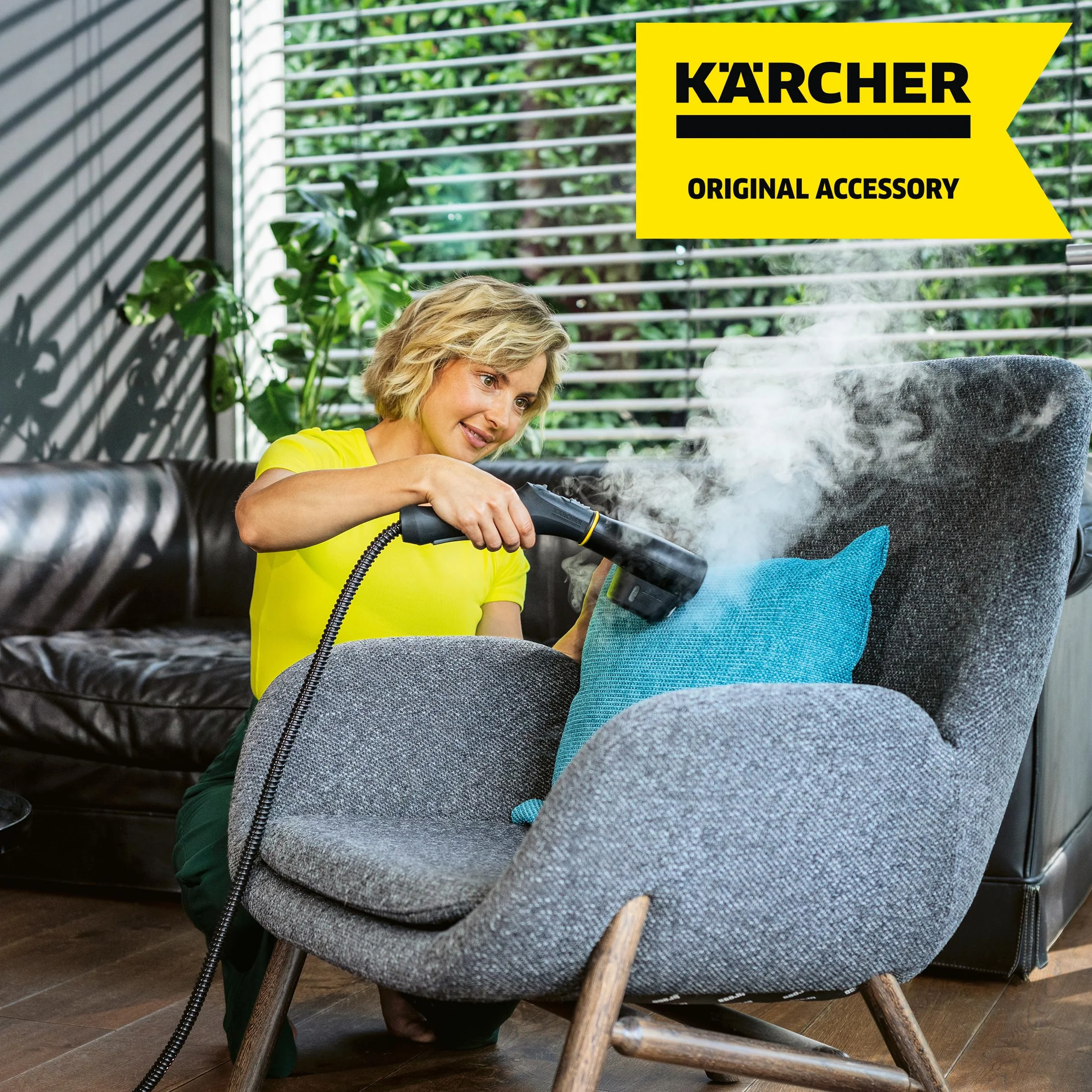 KÄRCHER Bocchetta a vapore per stirare verticalmente accessorio originale per pulitori a vapore