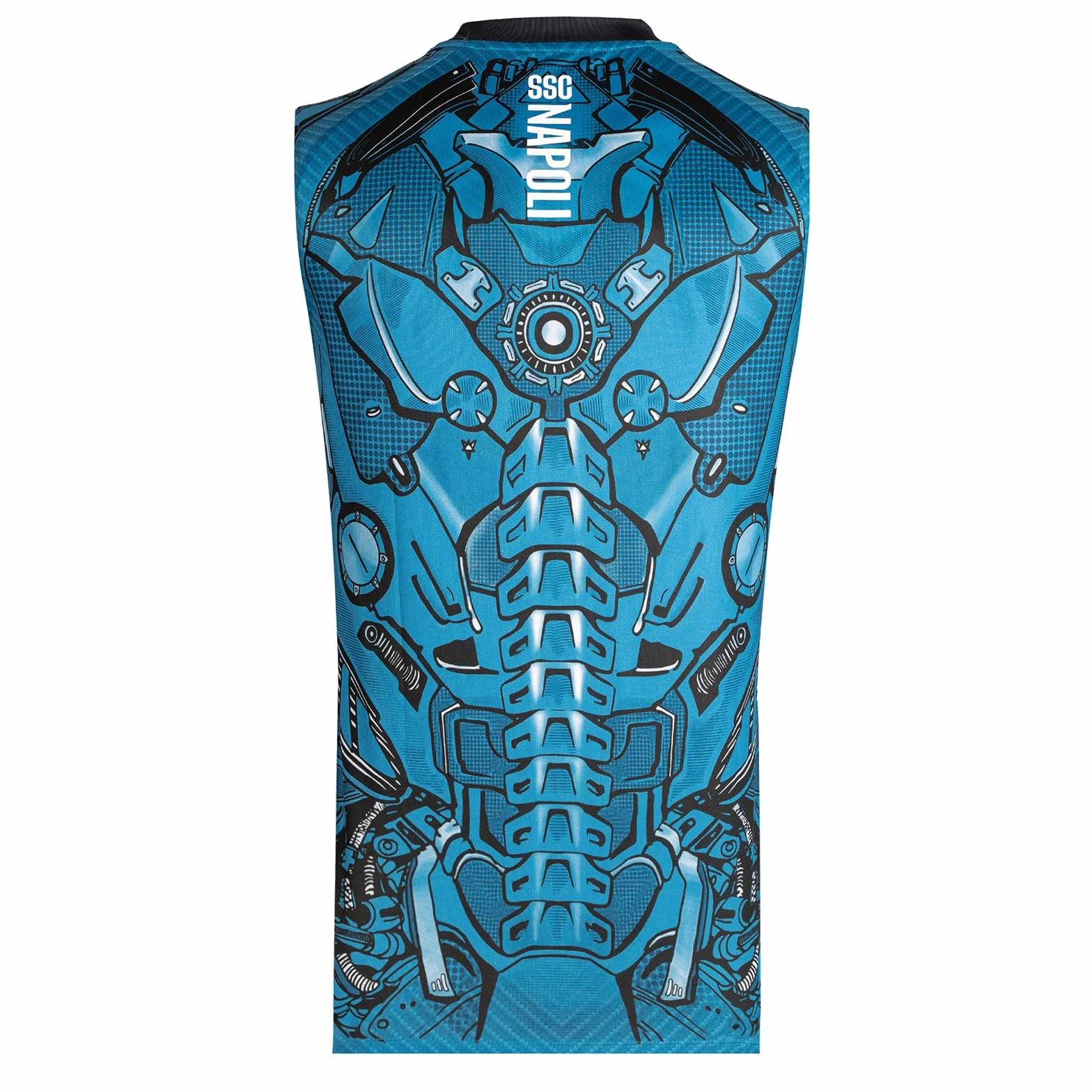 SSC Napoli Smanicato Training Ea7 Canottiera Unisex Adulto Pacco da 3