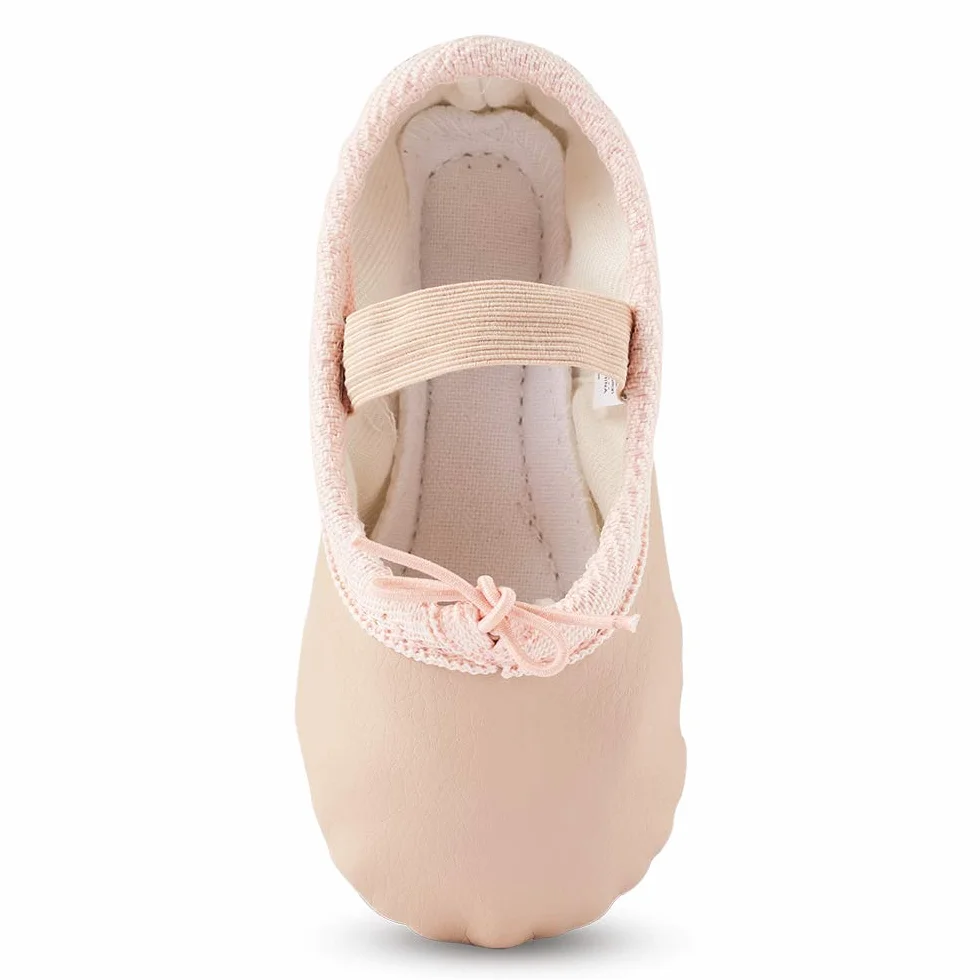Scarpette da Danza Classica in Pelle per Bambina Ragazze e Donna
