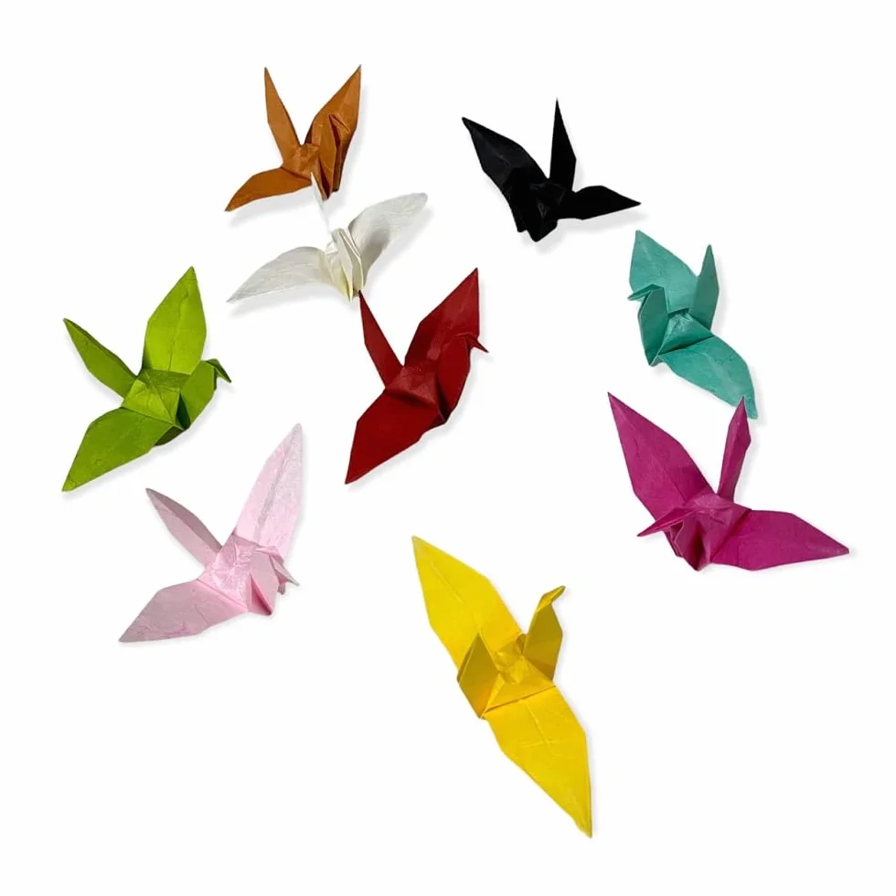 Carta di Gelso 50 Fogli Quadrati per Origami Fai da Te