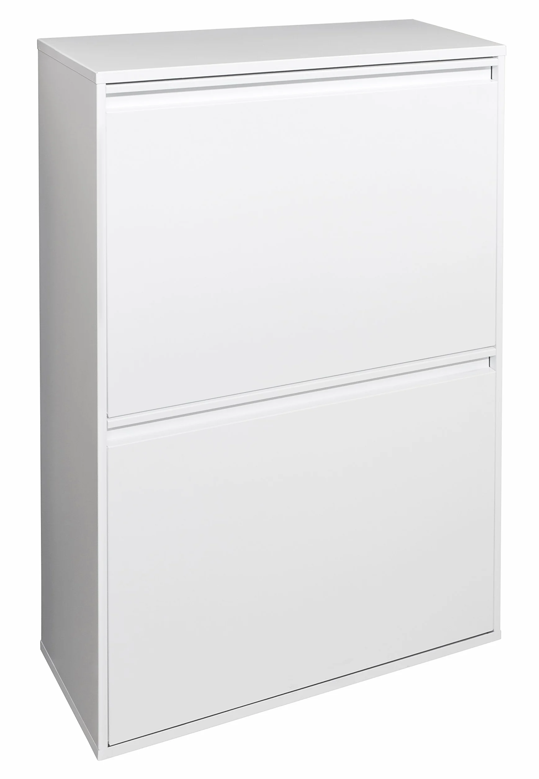 ARREGUI Basic CR601-B Pattumiera Differenziata 4 Scomparti | 4x17 L (68 L) | Contenitore in Acciaio da Interno | Mobile per Raccolta Differenziata | Cestino per Spazzatura da Cucina e Ufficio | Bianco