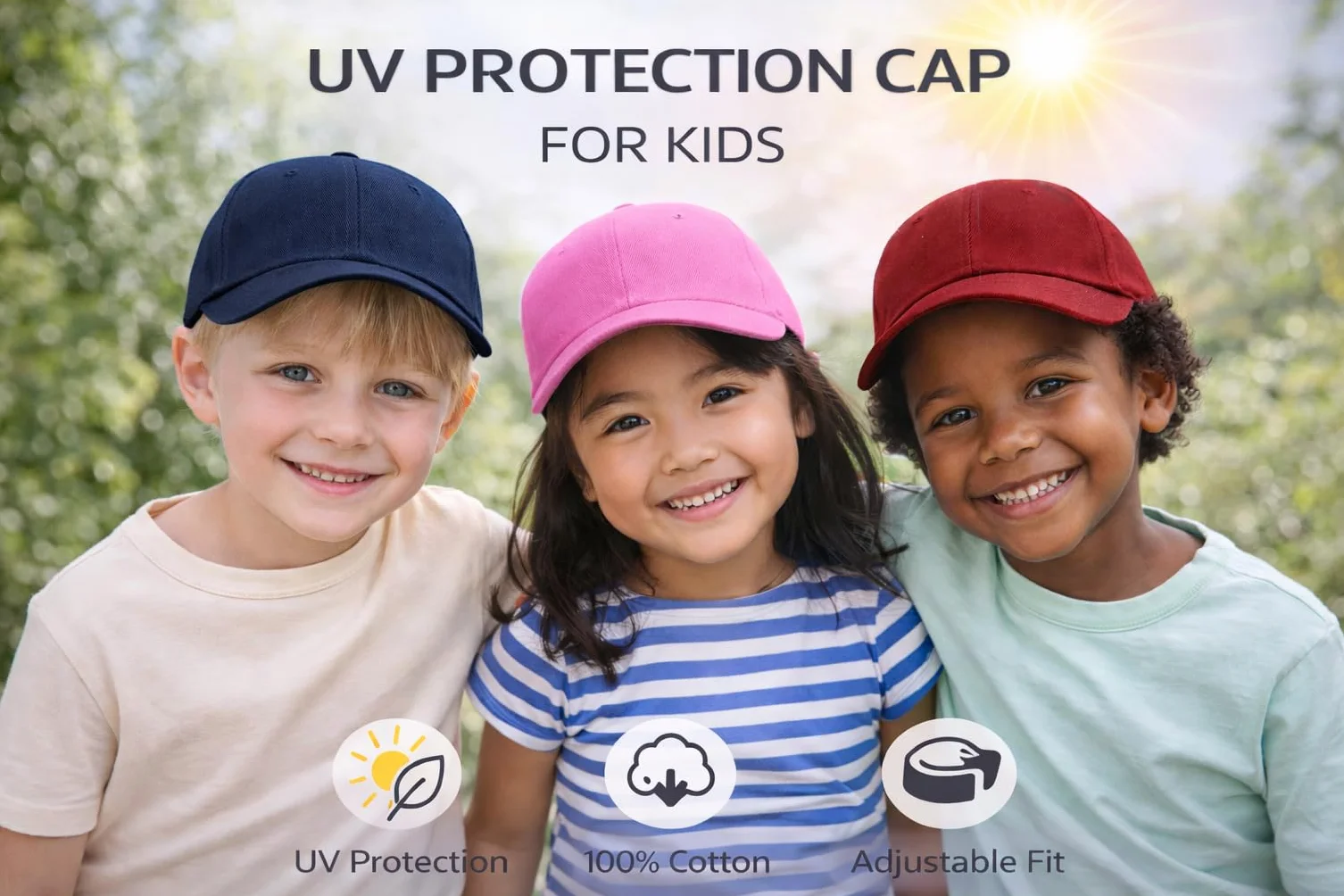 Cappellino da baseball per bambini unisex