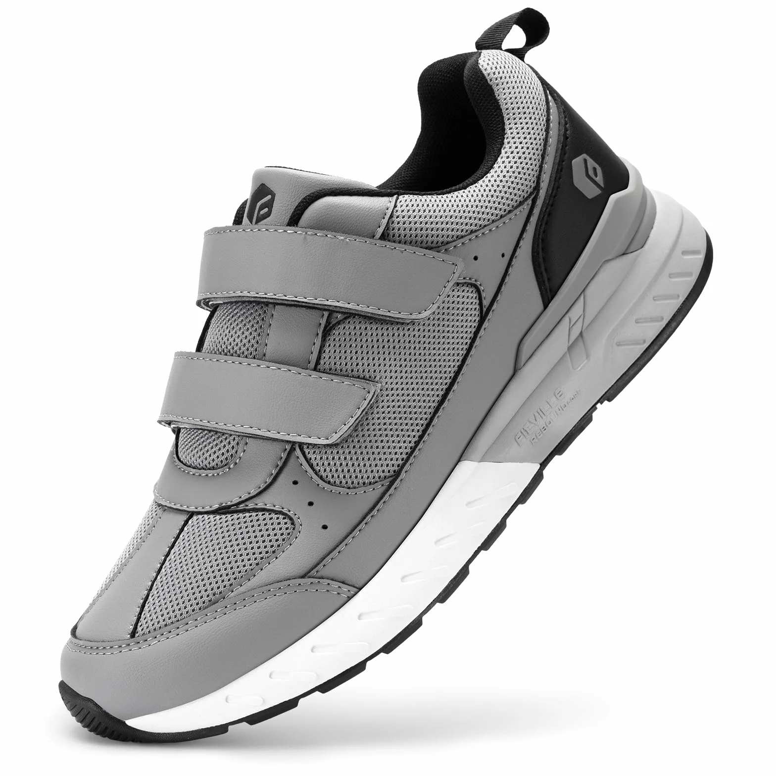 FitVille Scarpe Uomo Extra Larga Sneakers con Strappo Pianta Larga per Piedi Piatti Larghi
