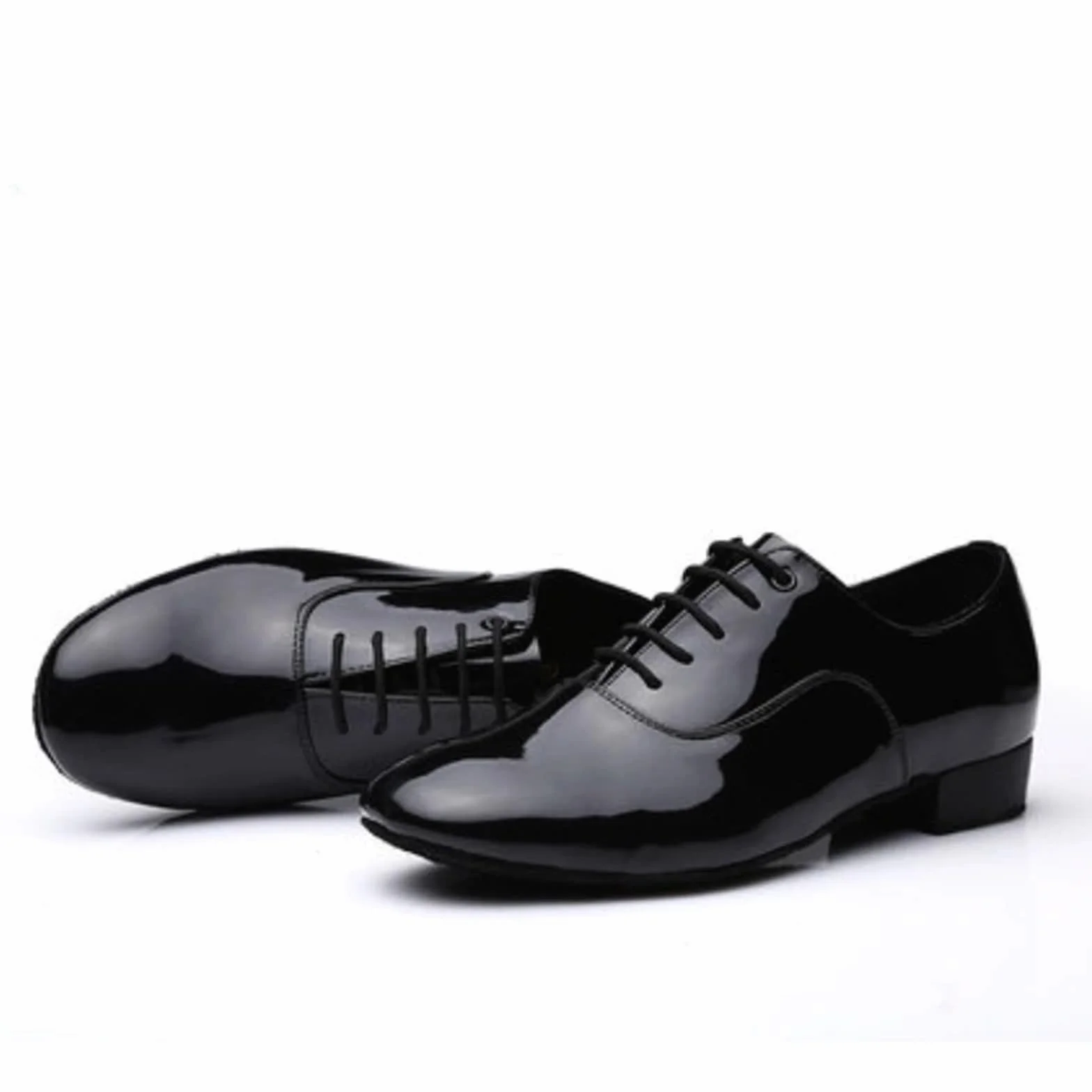 Scarpe da Ballo Latino Americano Uomo in Pelle Tango Sala da Ballo Standard Nazionali White 45
