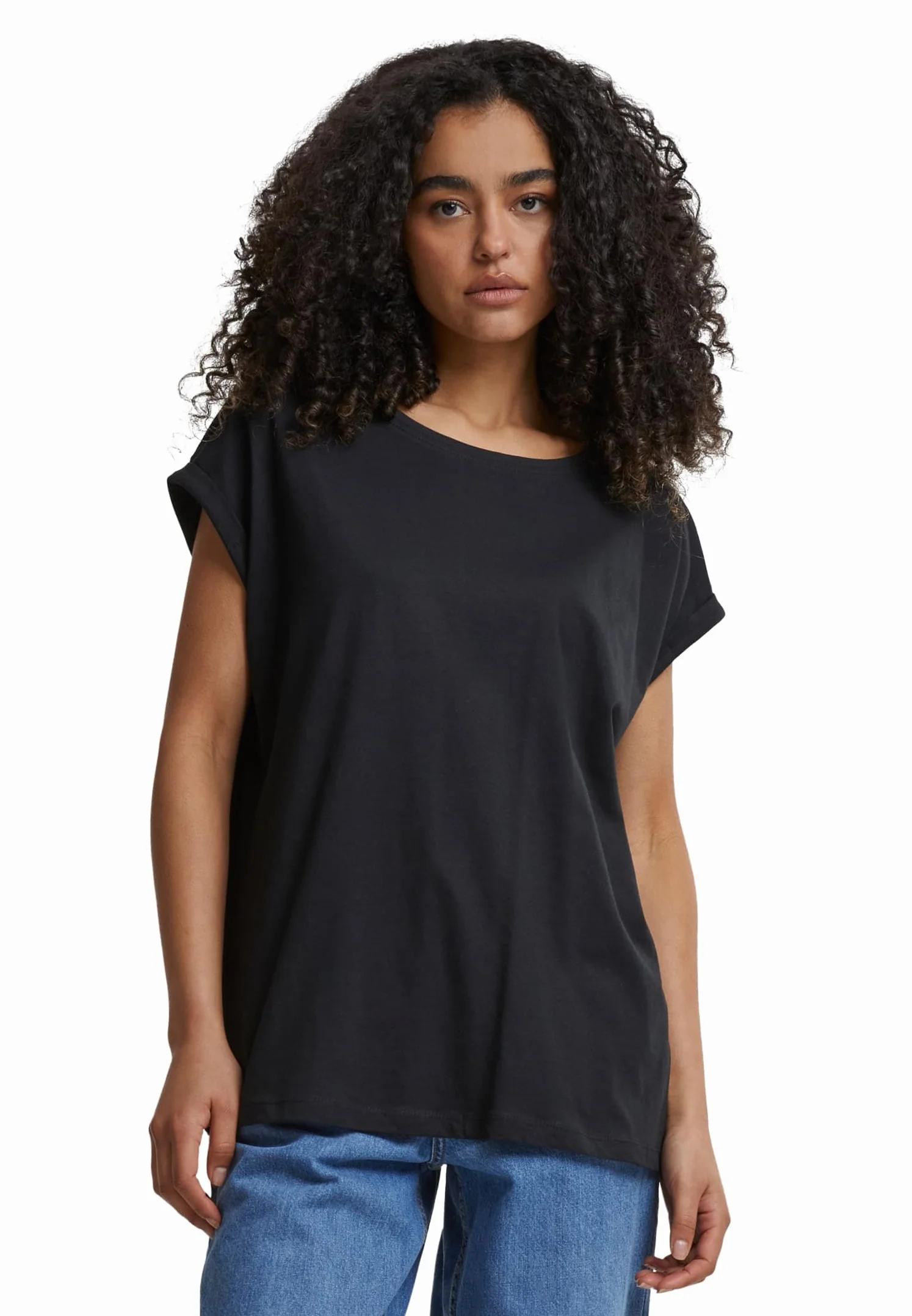 Urban Classics Damen Modal Extended Shoulder Tee