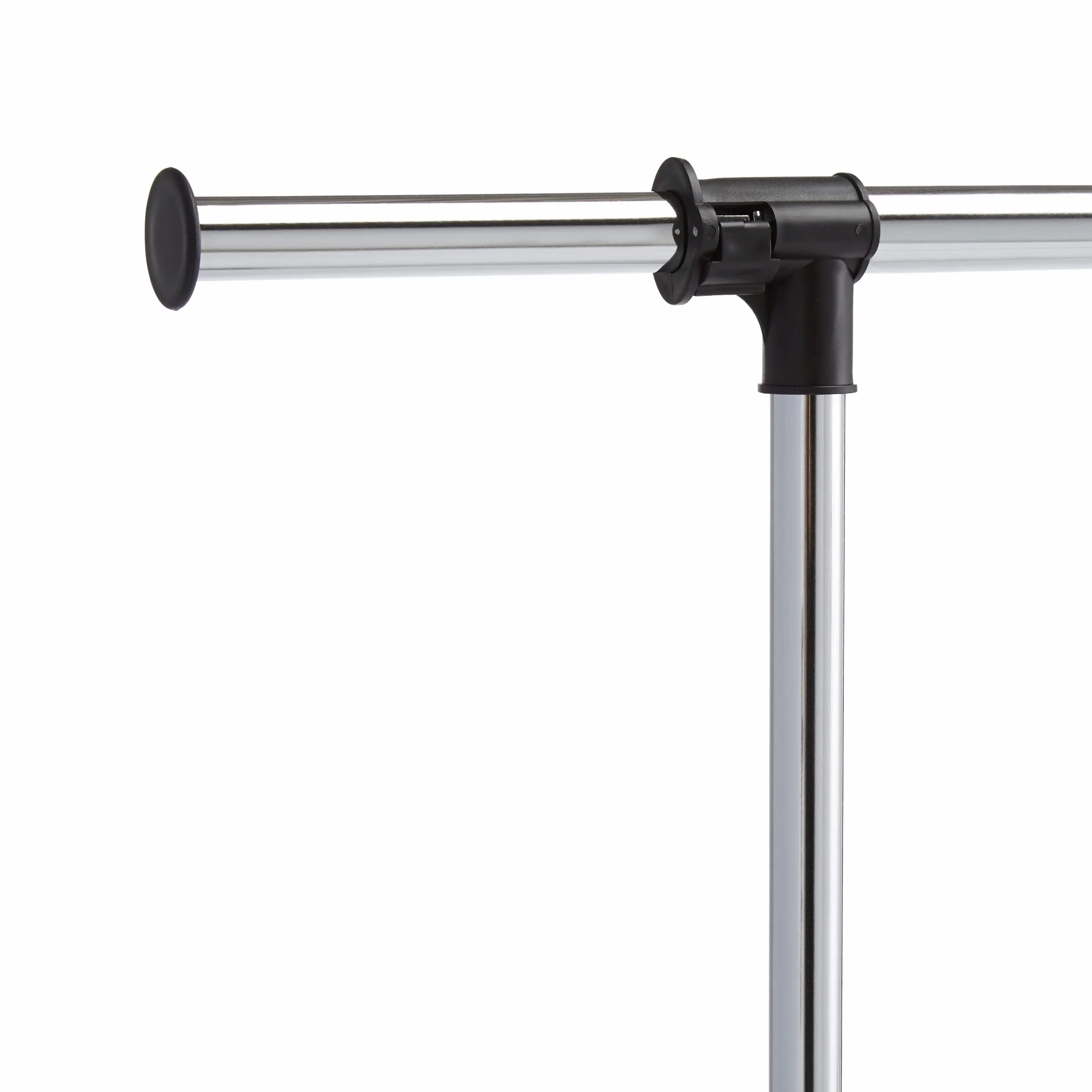 Amazon Basics Appendiabiti con ruote cromo 91.5-145 x 42 x 161 cm