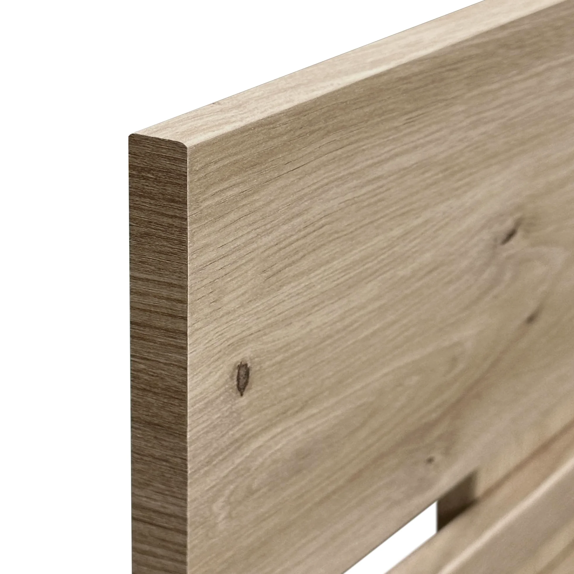 DHOME Testiera in Legno Riciclato MDF Orizzontale Larga per Letto con Pallet Ferramenta Inclusa (160x46 Orizzontale Larga, Rovere)