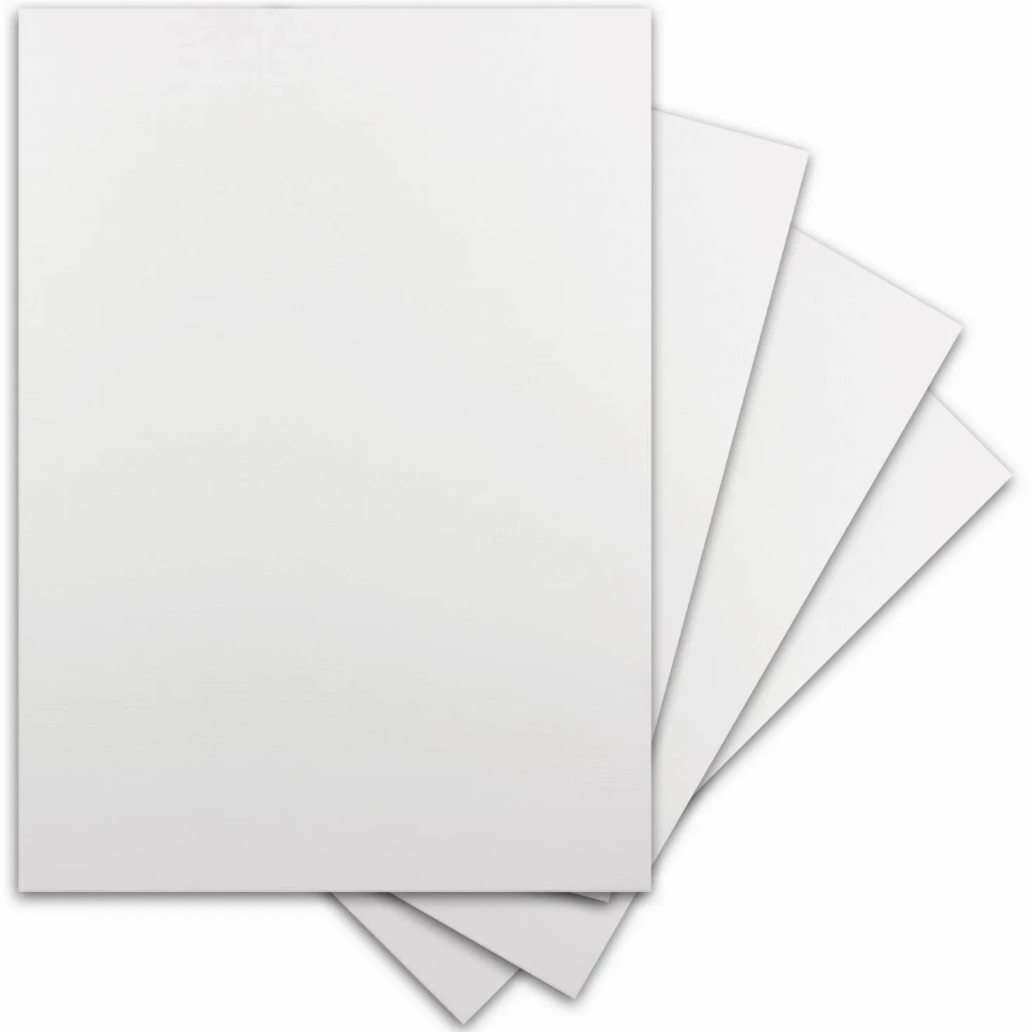Glüxx-Agent 1000 fogli di cartoncino DIN A5, 300 g/m², 14,8 x 21 cm, bianco, struttura in lino goffrato, carta da disegno per fai da te, cartoncino fotografico