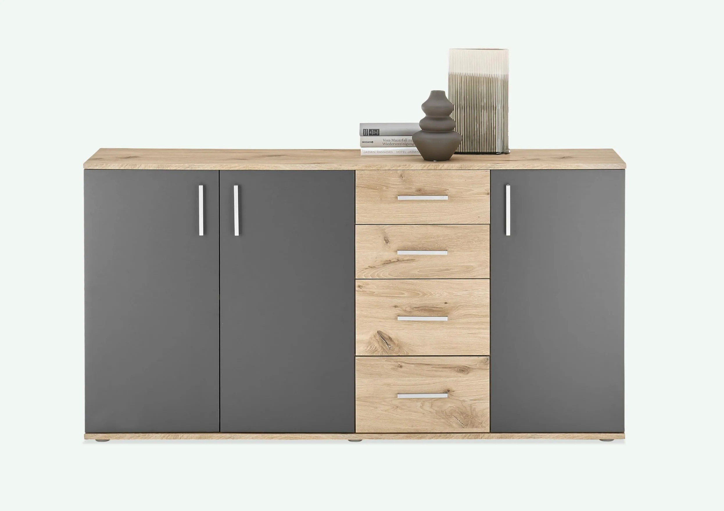 AVANTI TRENDSTORE Bea - Cassettiera/comó in Legno Laminato nella misura 160x84x35 cm, disponibile in diversi colori. Perfetto per soggiorni, ingressi o camere da letto